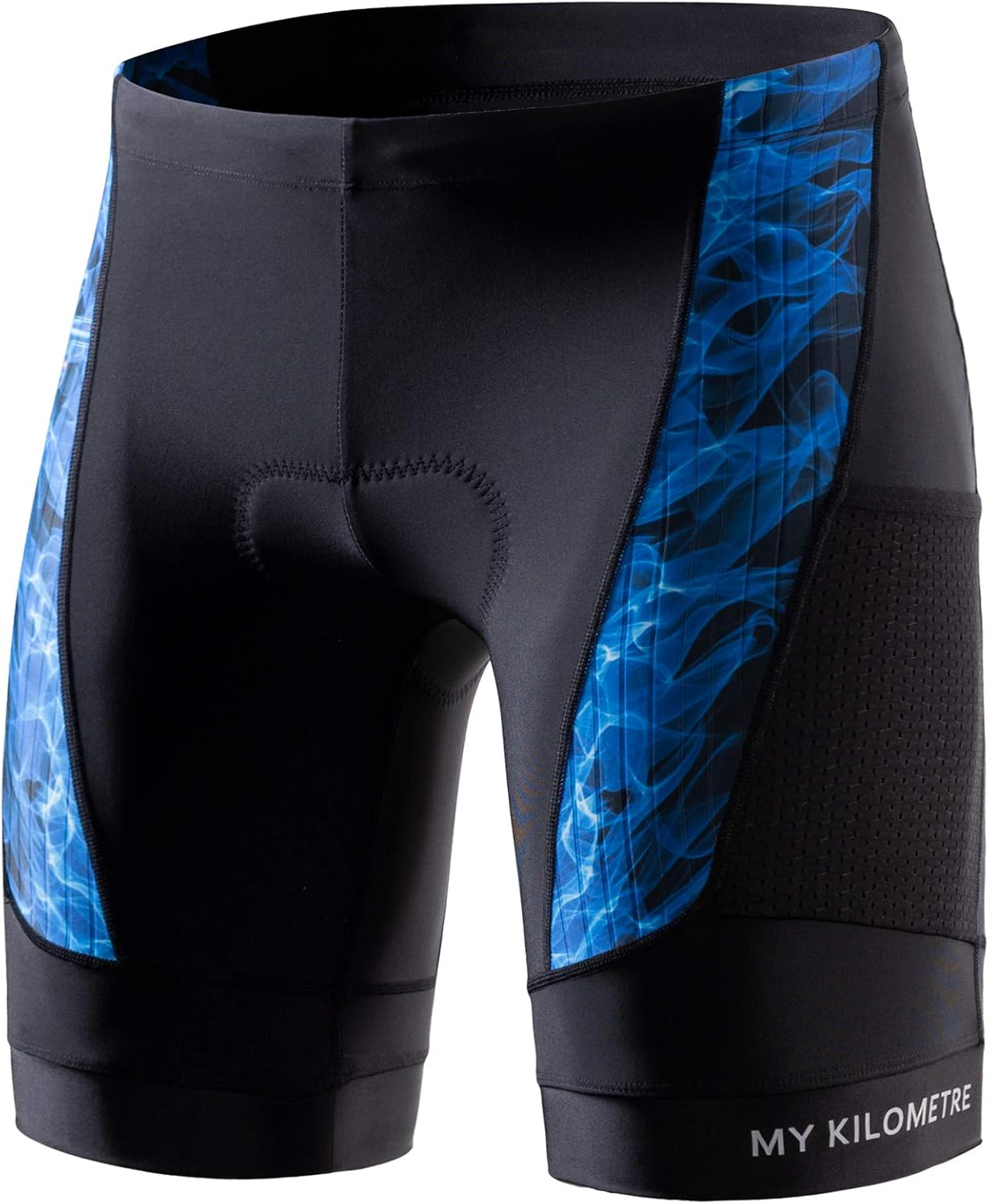 MY KILOMETRE Mens Triathlon Shorts with Adjustable Drawstring