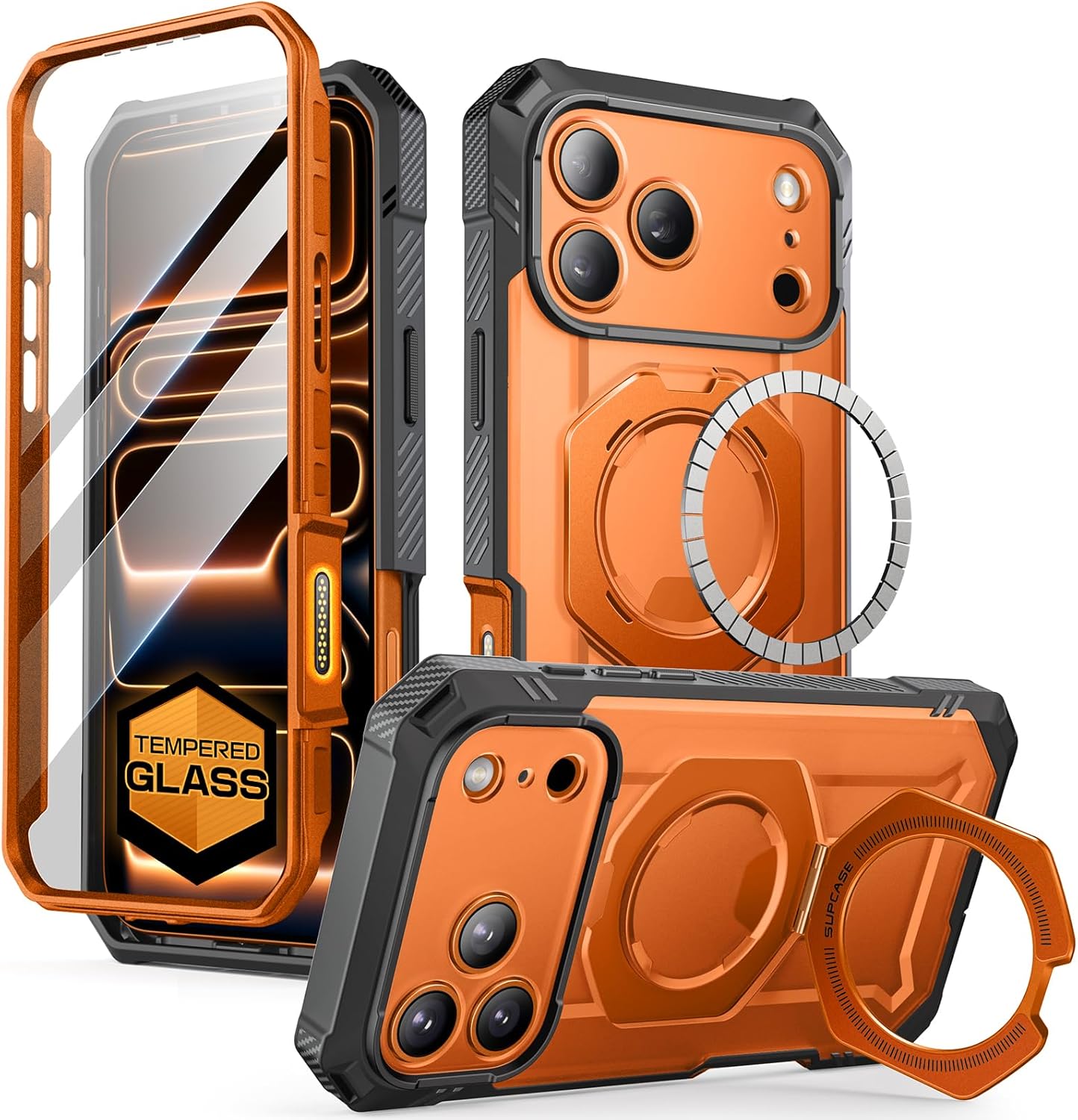SUPCASE iPhone 17 Pro Max Case with Built-in Screen Protector