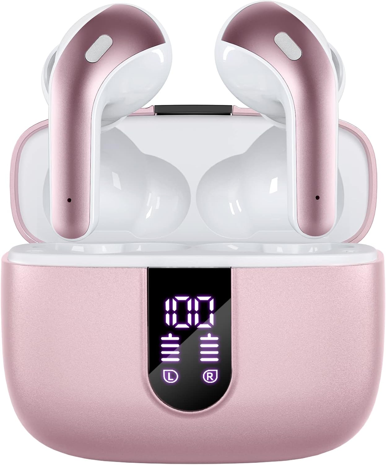 TAGRY Wireless Earbuds: 60H Playback, Waterproof, Mic