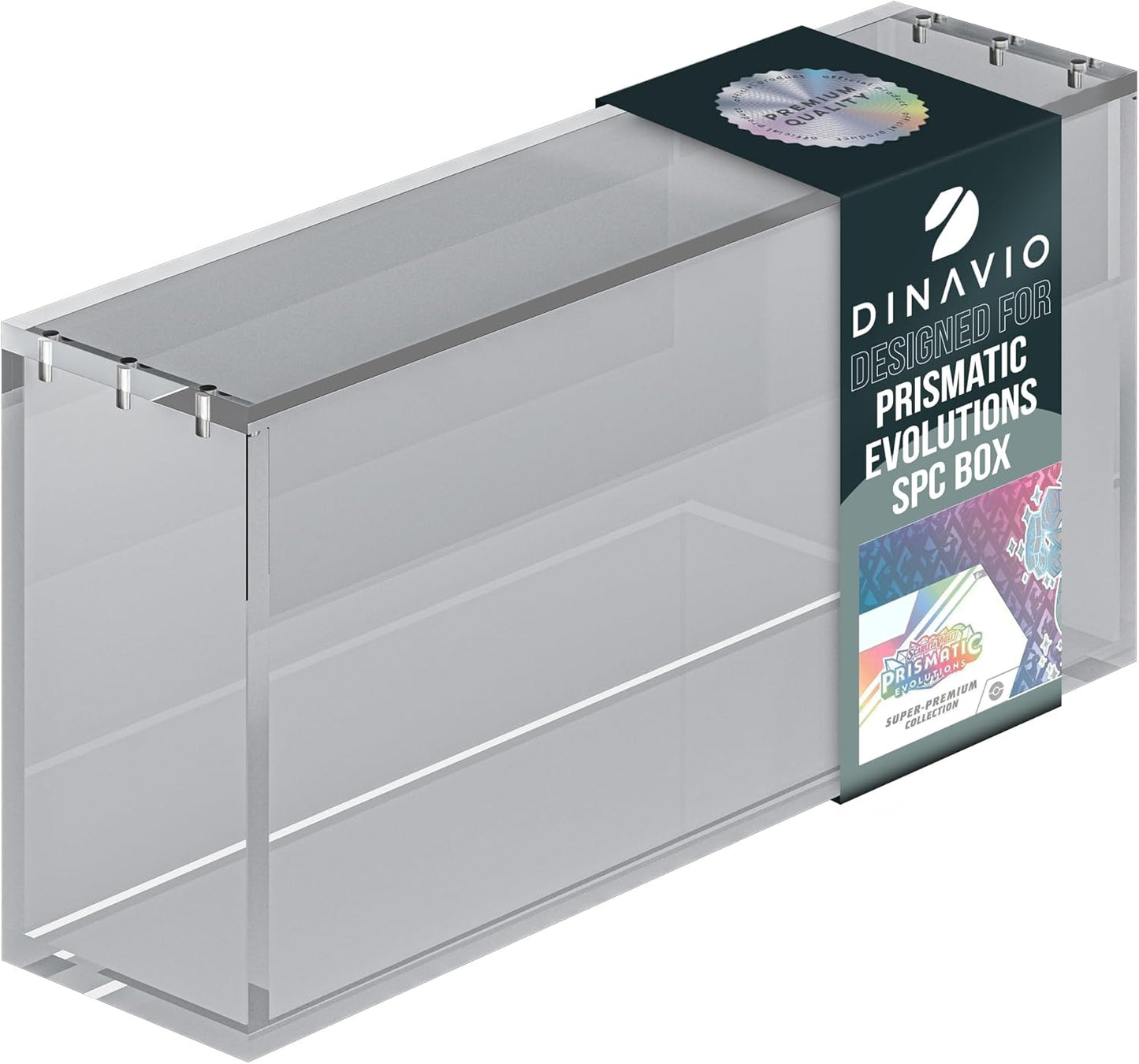 Prismatic Evolutions SPC Box Acrylic Display Case for Collectors
