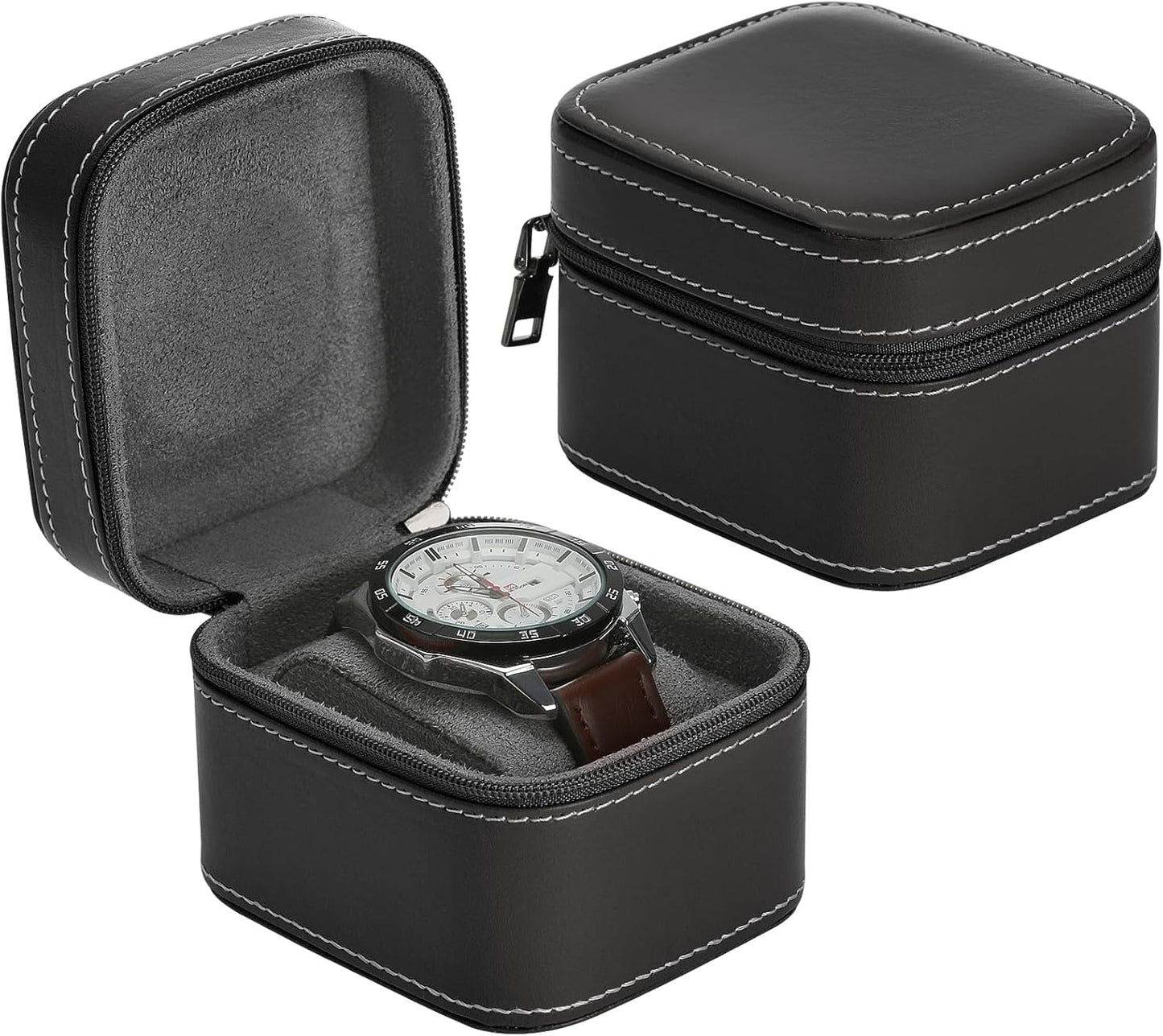 BAOPEND Portable Watch Box - Secure Travel Storage