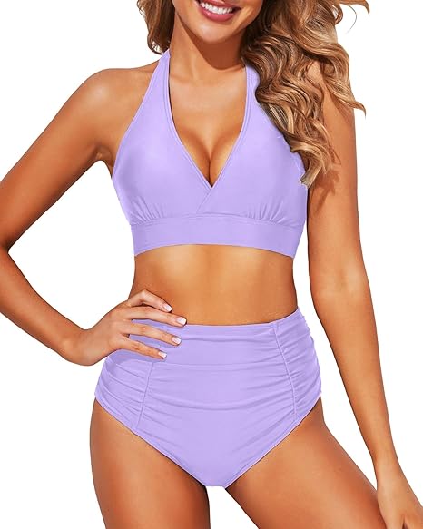 Tempt Me Women Two Piece High Waisted Bikini Set for Summer Fun
