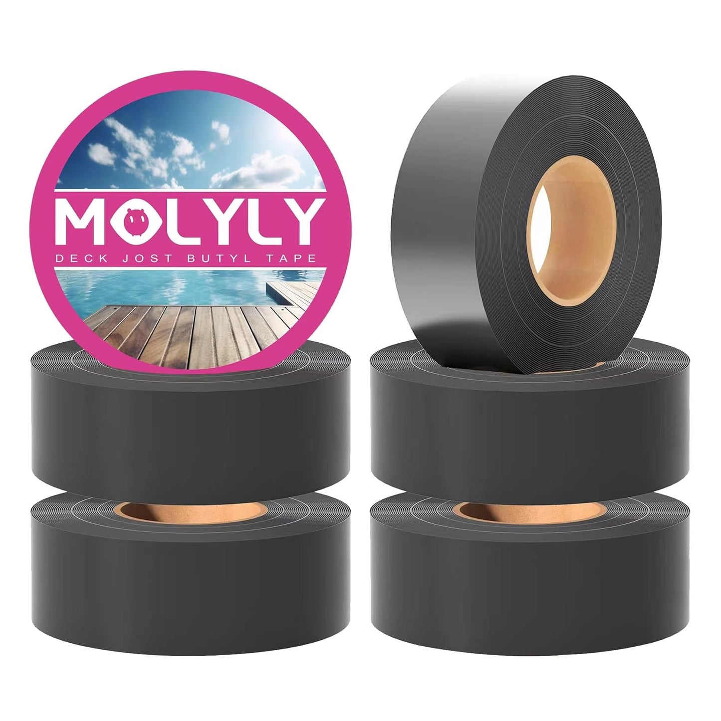 Deck Joist Tape 1-5/8in x 50ft - Durable Waterproof Solution