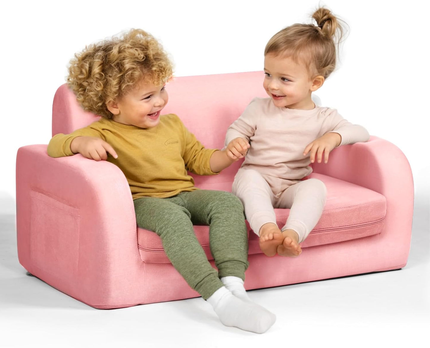 3-in-1 Extra Wide Convertible Kids Couch for Fun Lounging