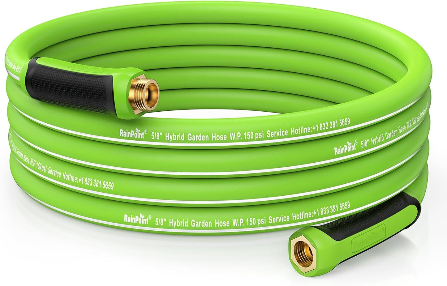 RAINPOINT 25ft Garden Hose - Flexible Heavy Duty Water Hose