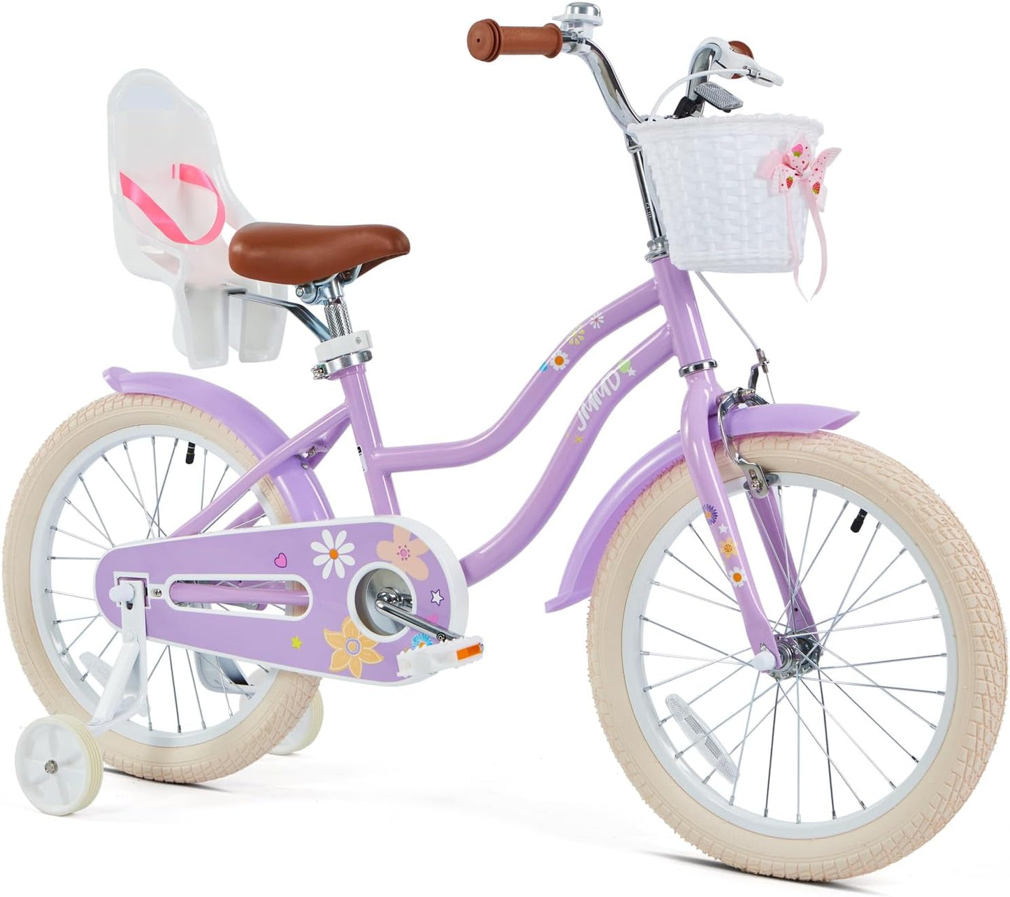 JMMD Girls Bike for Kids 4-12 Years with Training Wheels