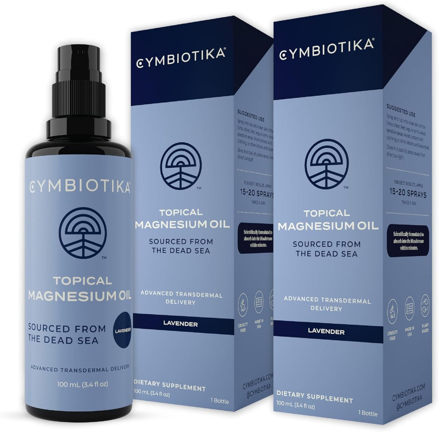 Topical Magnesium Oil Spray for Body - Relief for Cramps & Sleep