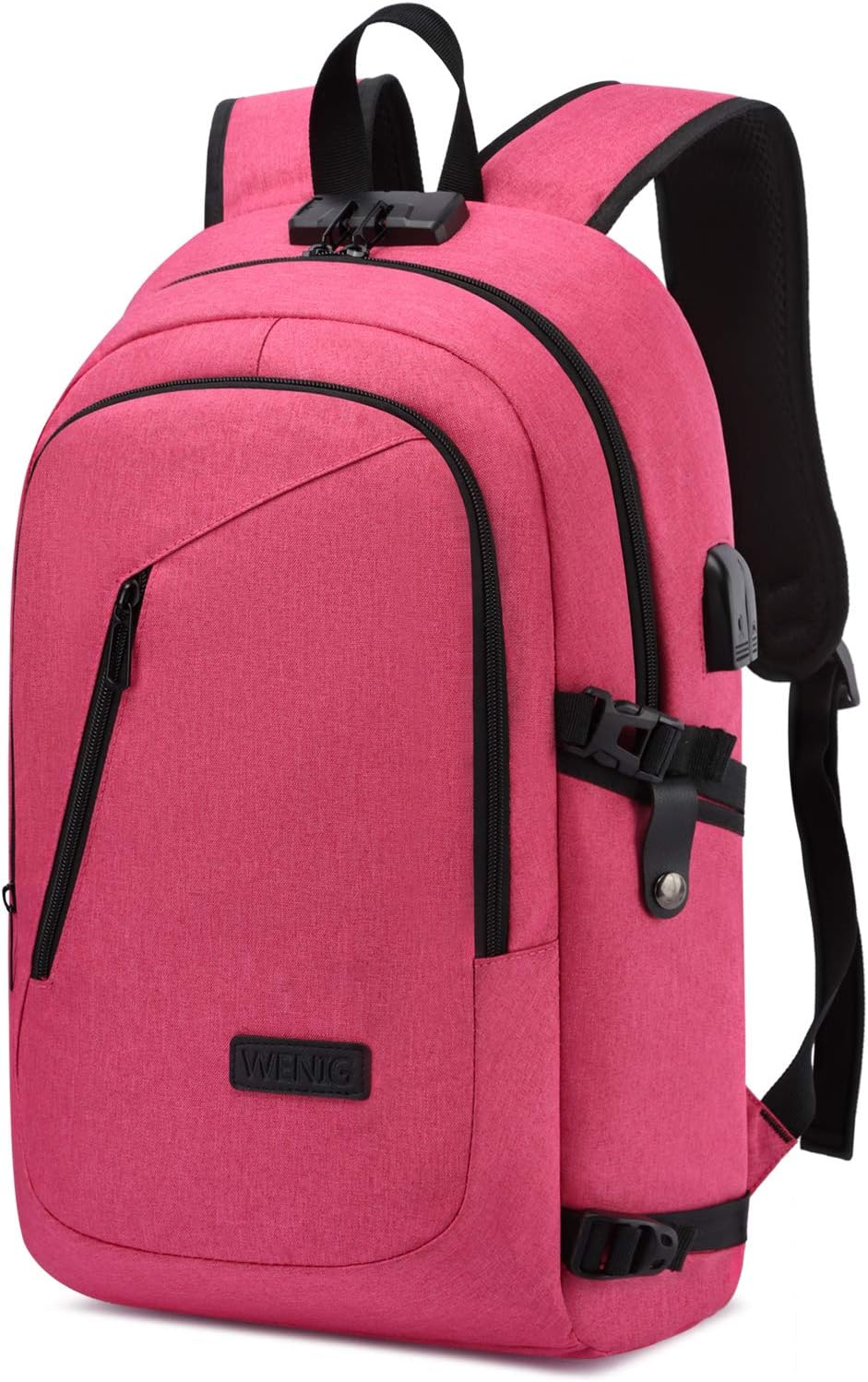 Business Laptop Backpack with Anti-Theft Design and USB Port