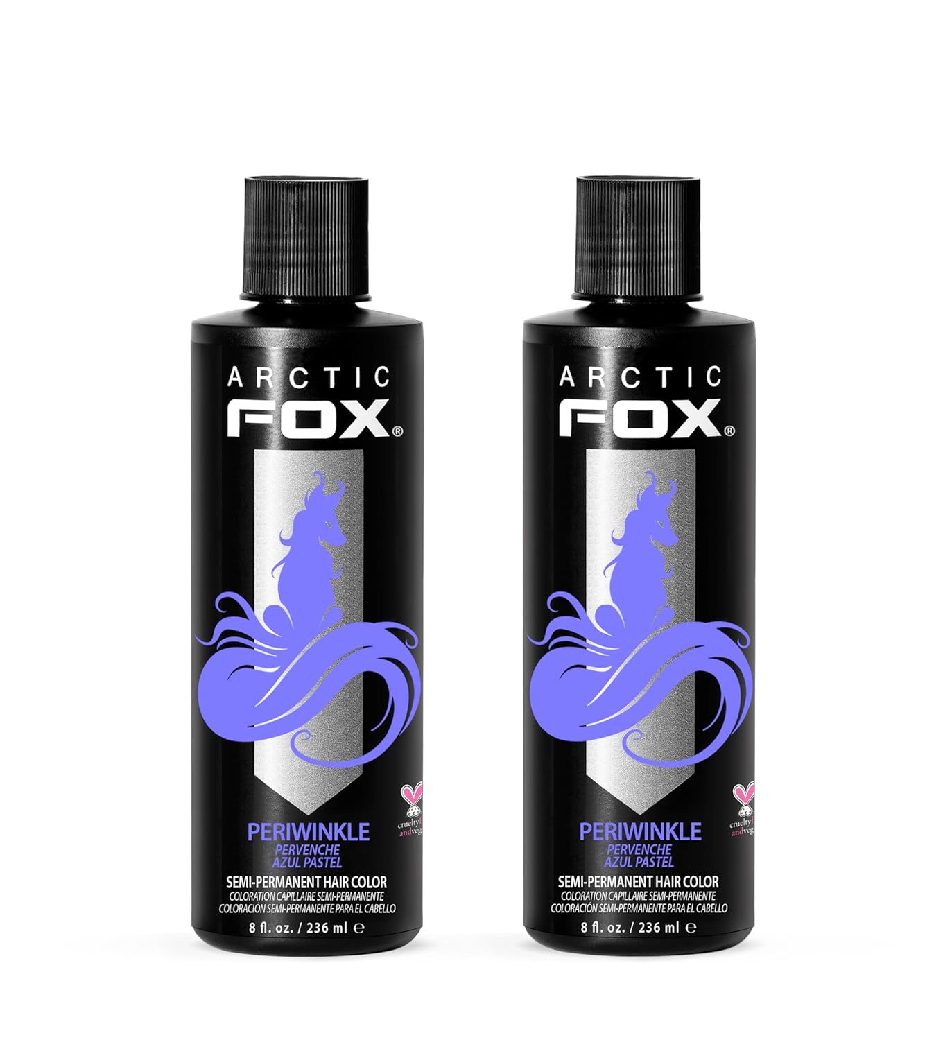 Arctic Fox Semi-Permanent Hair Dye in Pastel Blue Periwinkle