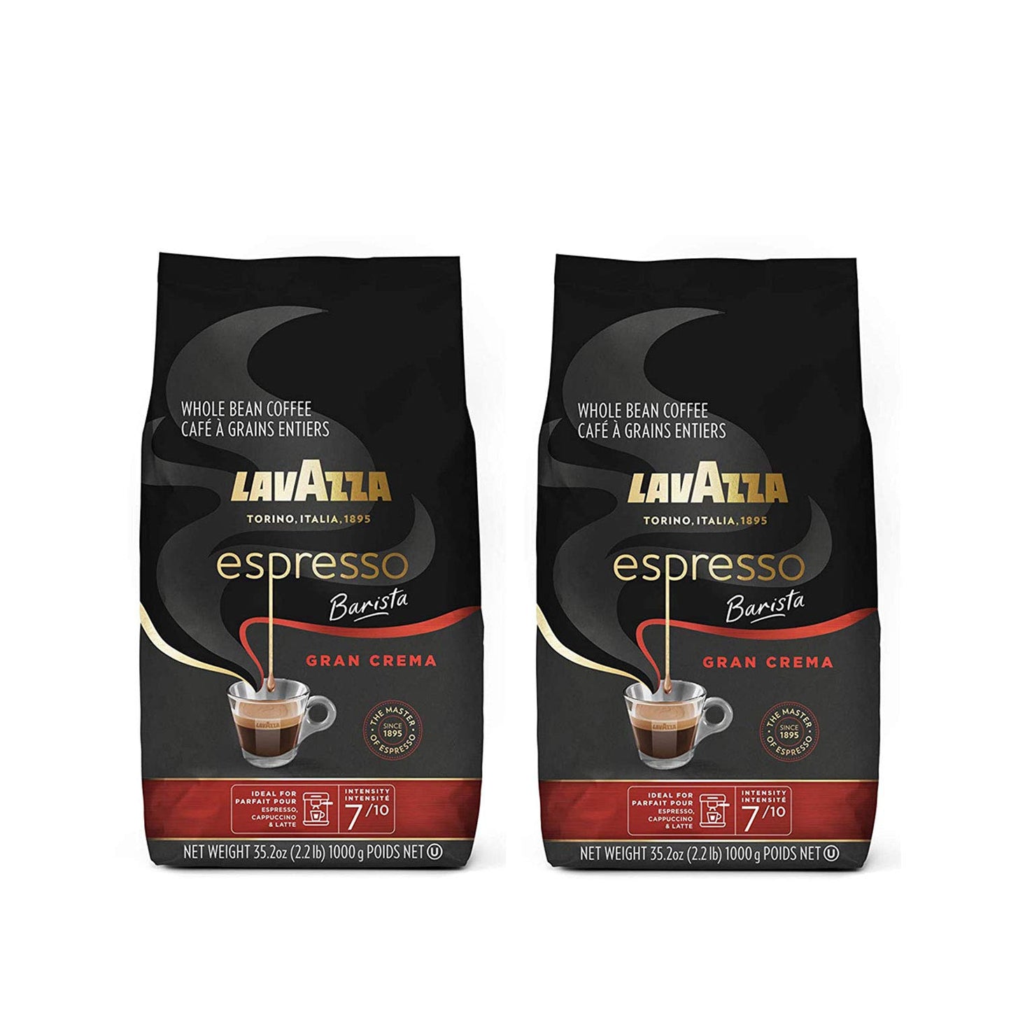 Lavazza Gran Crema Espresso: Bold Flavor x2