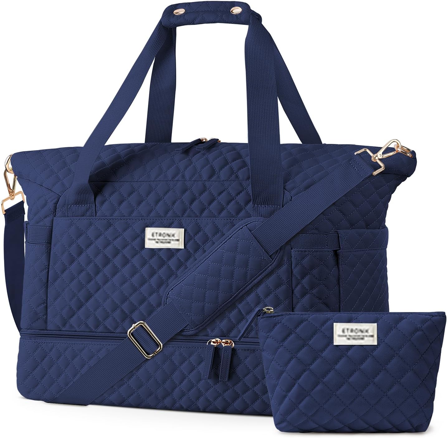ETRONIK Travel Bag for Women: Stylish Gym Duffel with Compartments