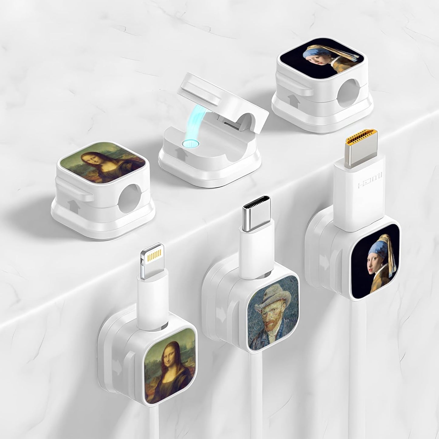 Magnetic Cable Clips - Organize Cords Effortlessly