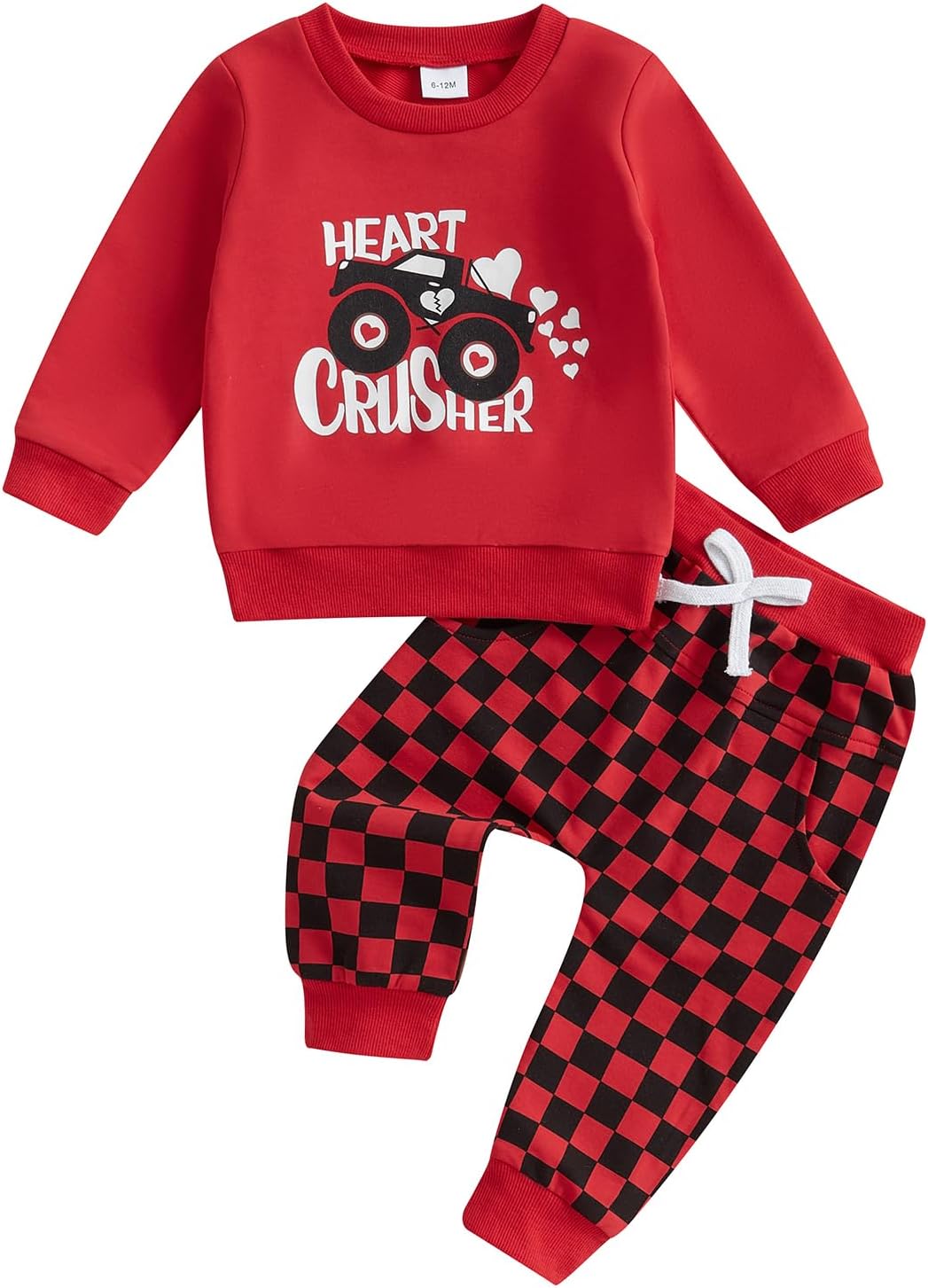 Stylish St. Patrick's Day Baby Boy Outfit! Shamrock Sweatshirt + Pants Set