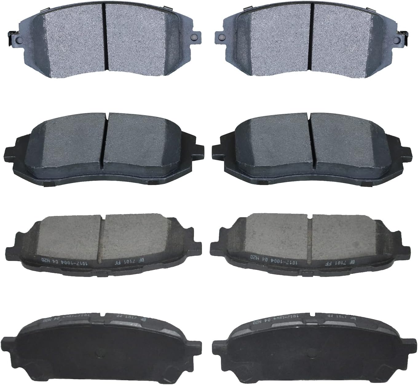 Replacement Ceramic Disc Brake Pads for Subaru Forester & WRX