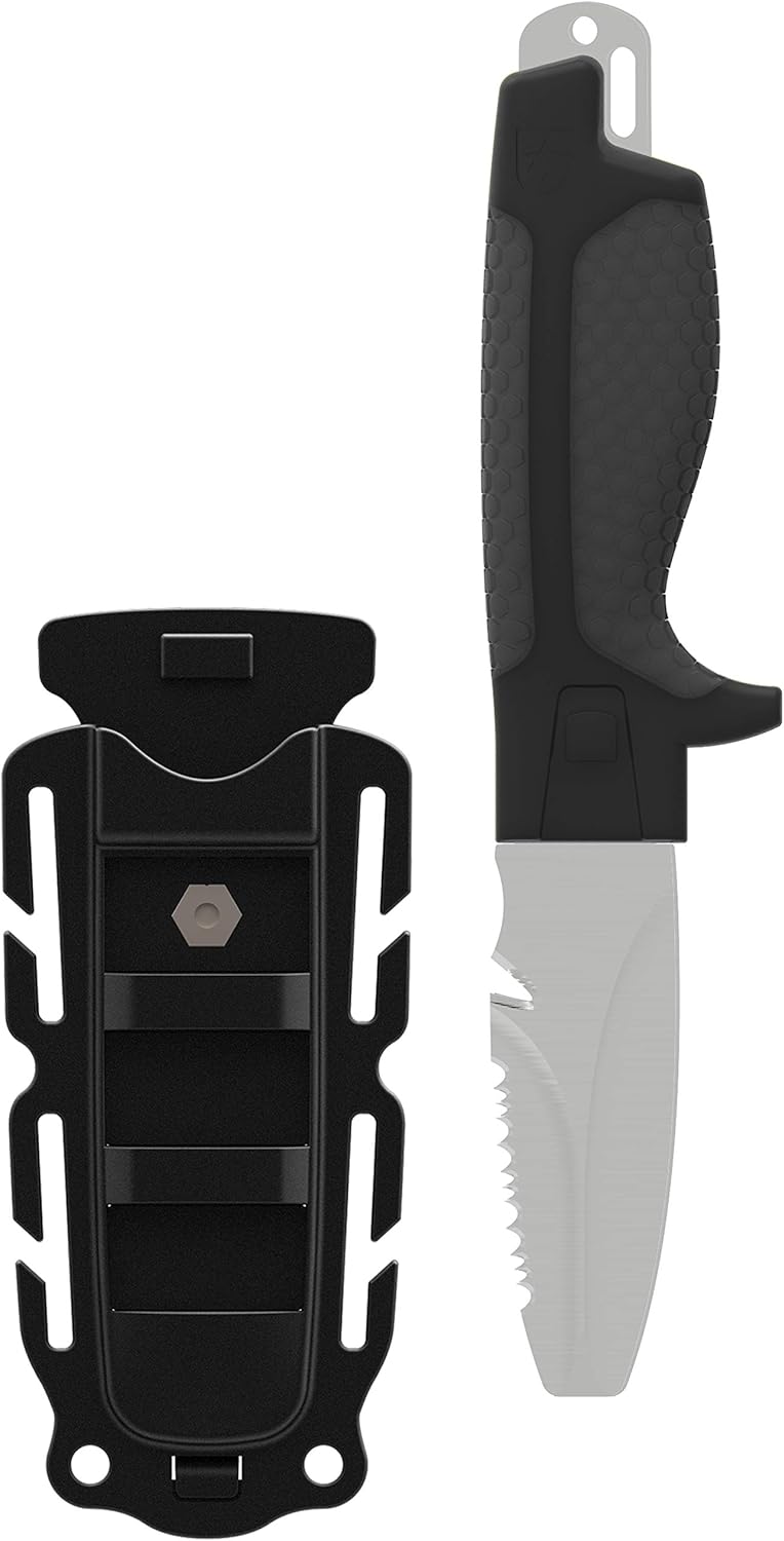 GEAR AID Tanu Dive and Rescue Knife for Salt Water Adventures