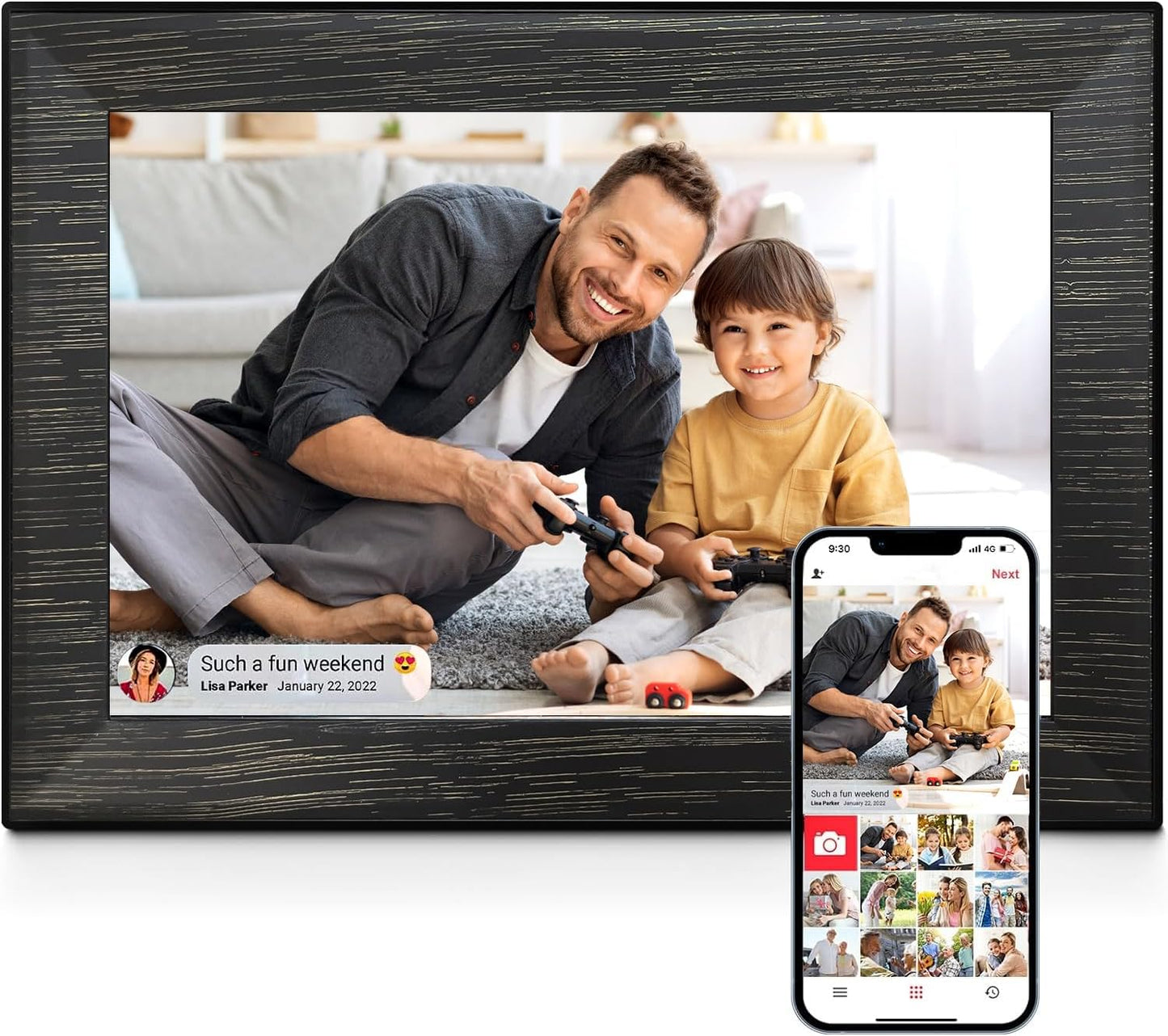 10.1 Inch Uhale WiFi Digital Picture Frame with 32GB Storage