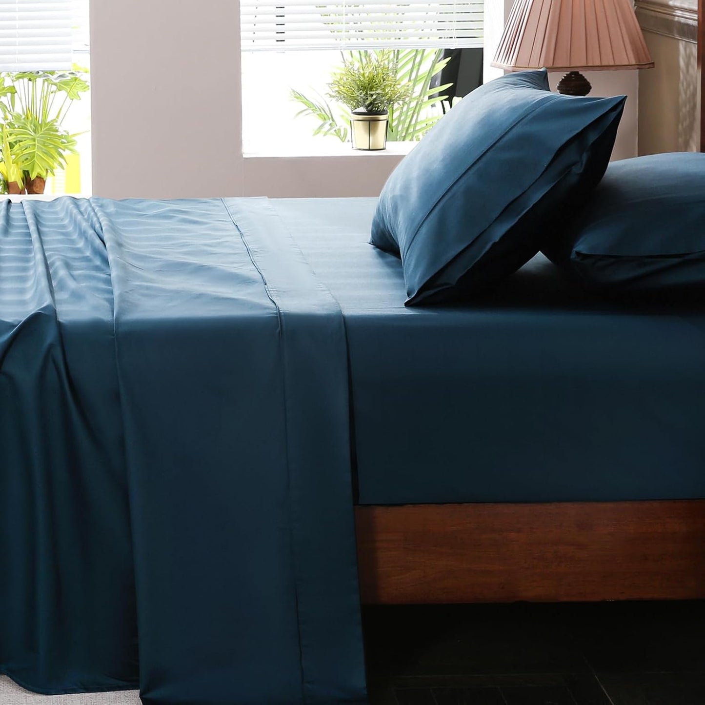 Extra Deep Pocket King Sheets 1000 Thread Count 100% Cotton