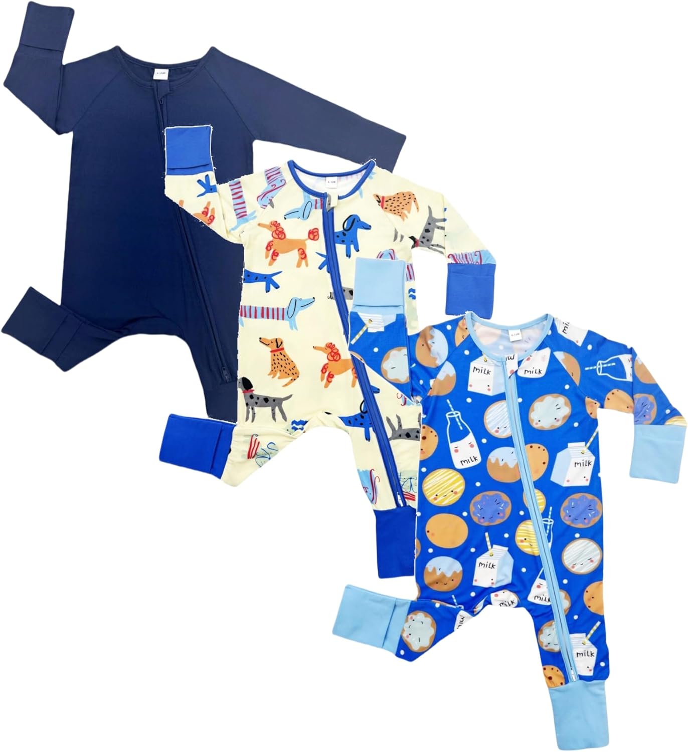 Bamboo Rayon Baby Romper Jumpsuit for Newborns and Toddlers