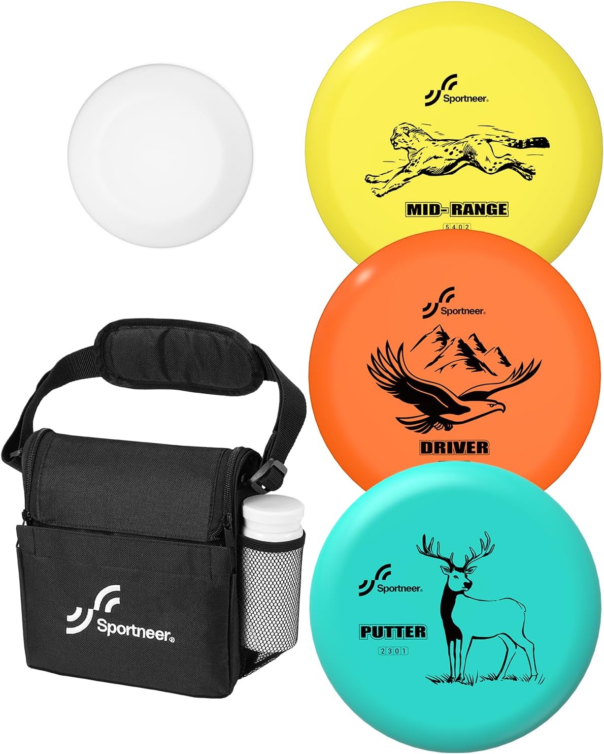 Sportneer Disc Golf Set - 3 Discs for Ultimate Fun