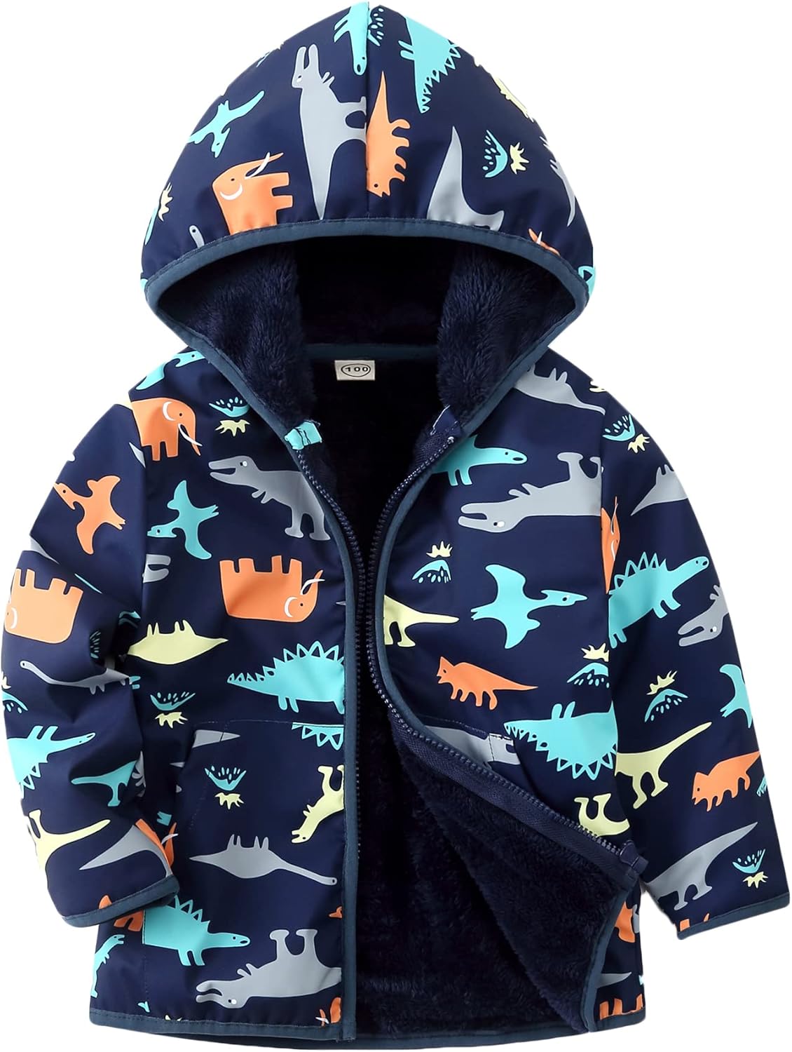 Feidoog Hooded Toddler Fleece Jacket: Waterproof & Warm!