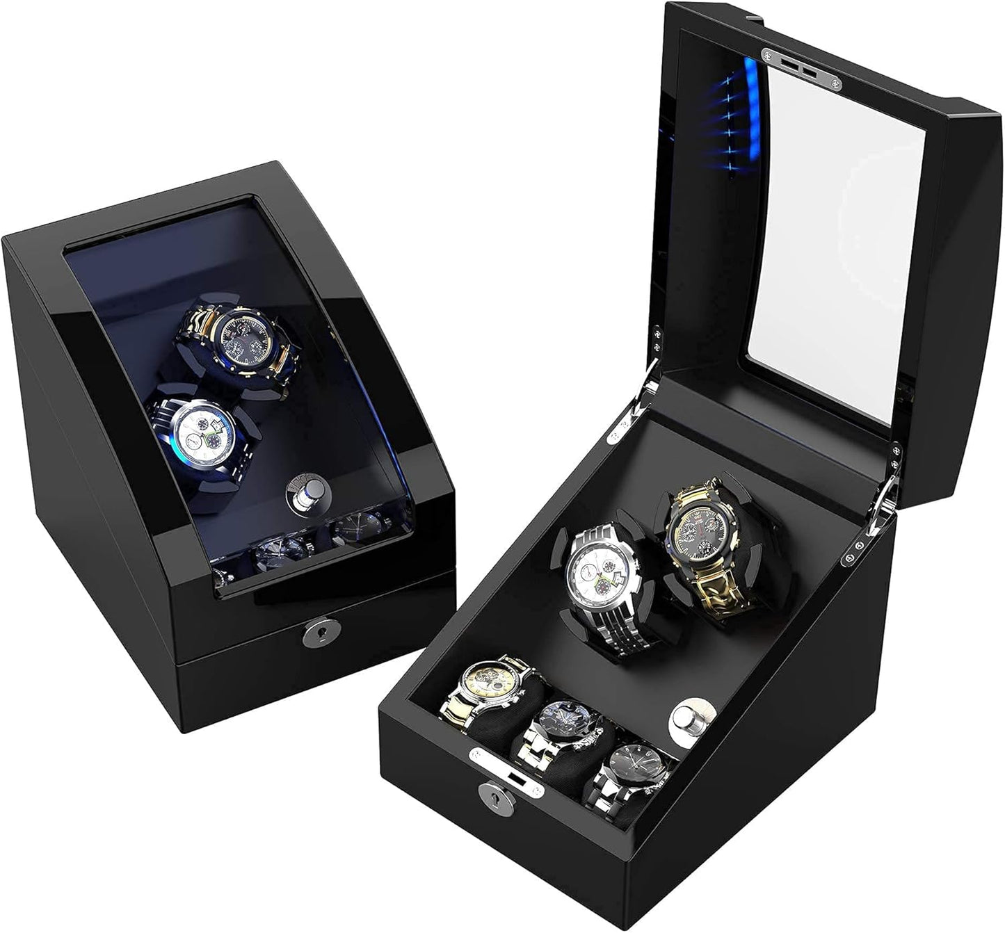 Triple Tree Dual Watch Winder | Japanese Motor | Fits All Watches