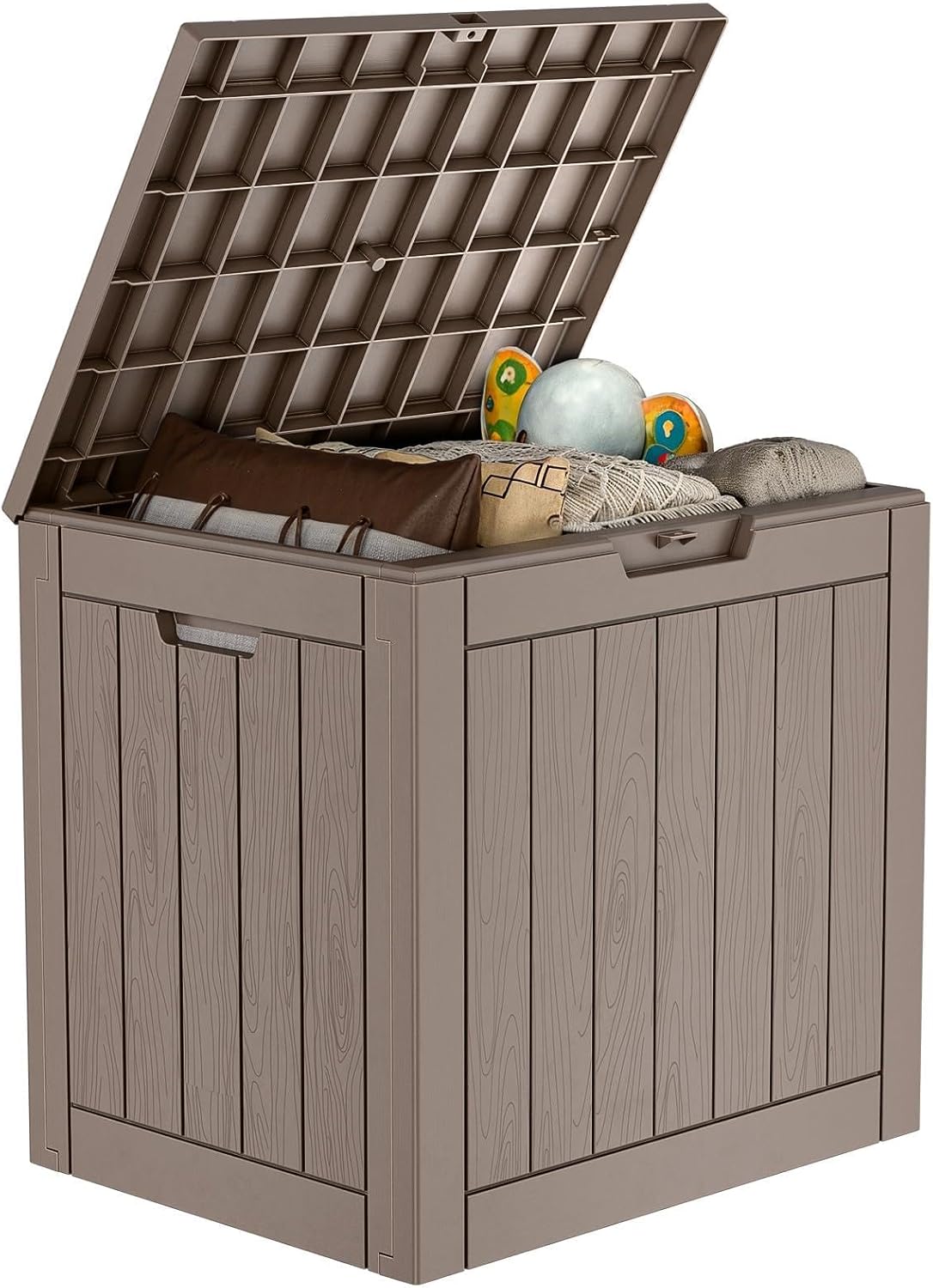 36 Gallon Outdoor Deck Box for Storage and Patio Furniture