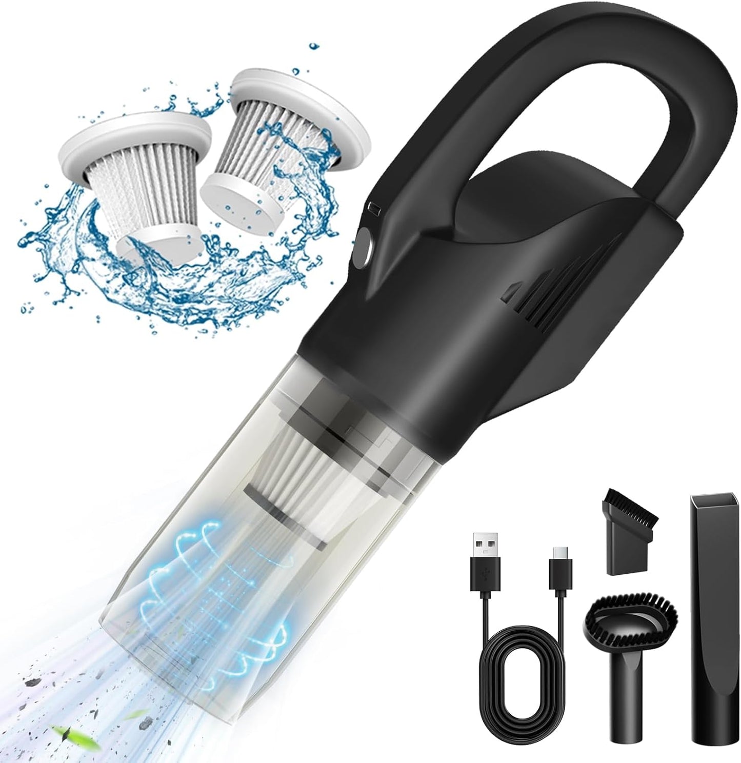 Powerful Cordless Car Vacuum - Pet Hair, Home, Office - HOLOGO
