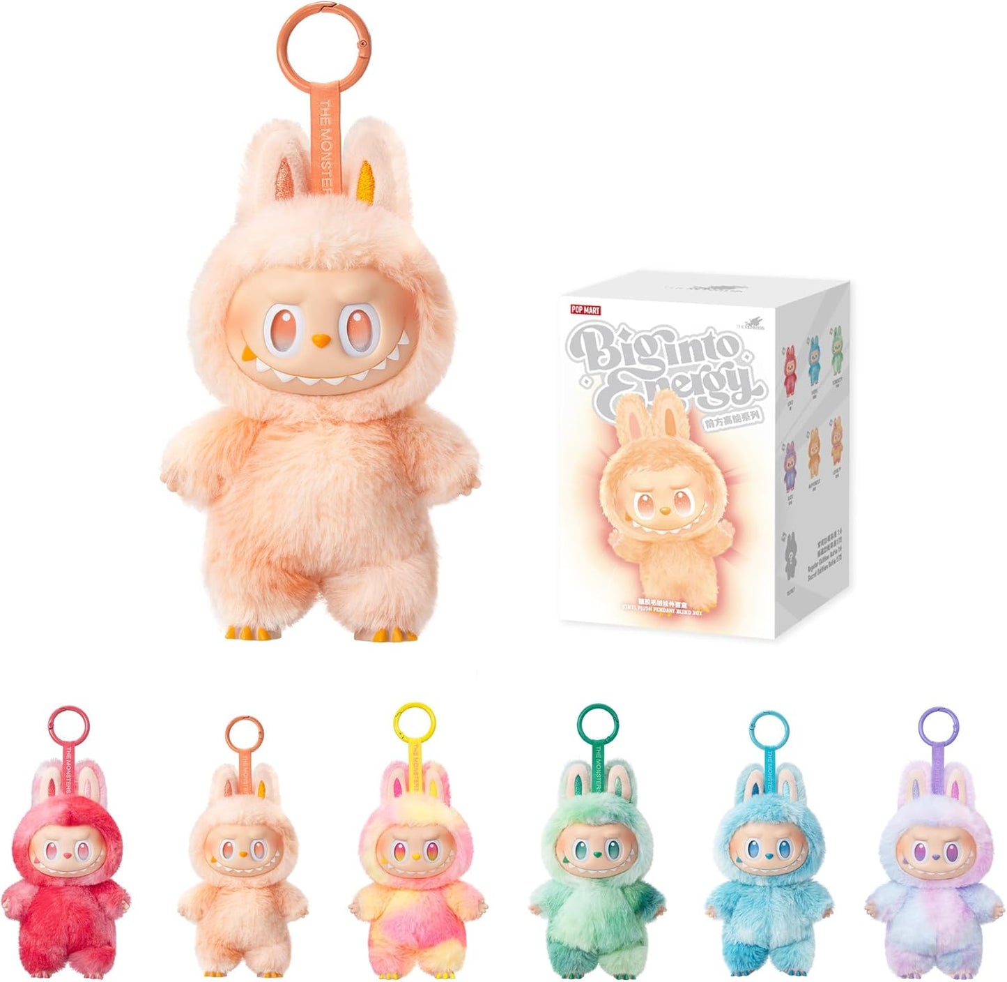 POP MART The Monsters Big into Energy Series Vinyl Plush Figures