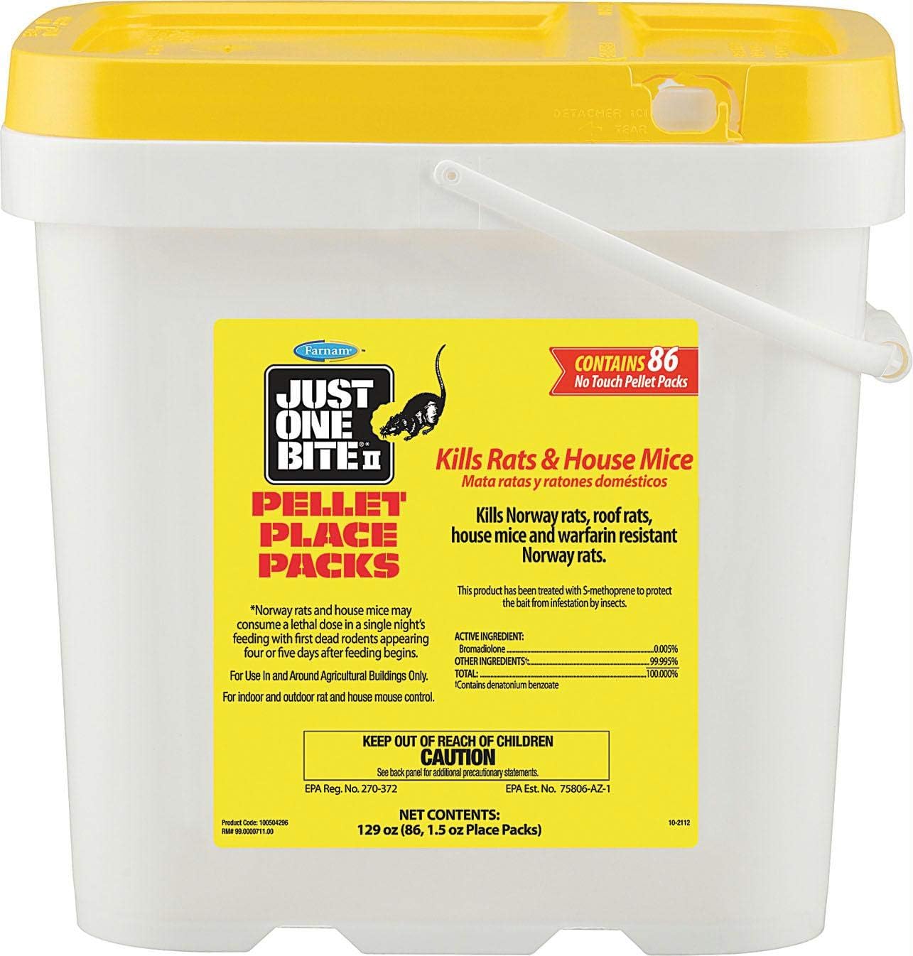 Farnam Just One Bite II Pellet Packs for Effective Rodent Control