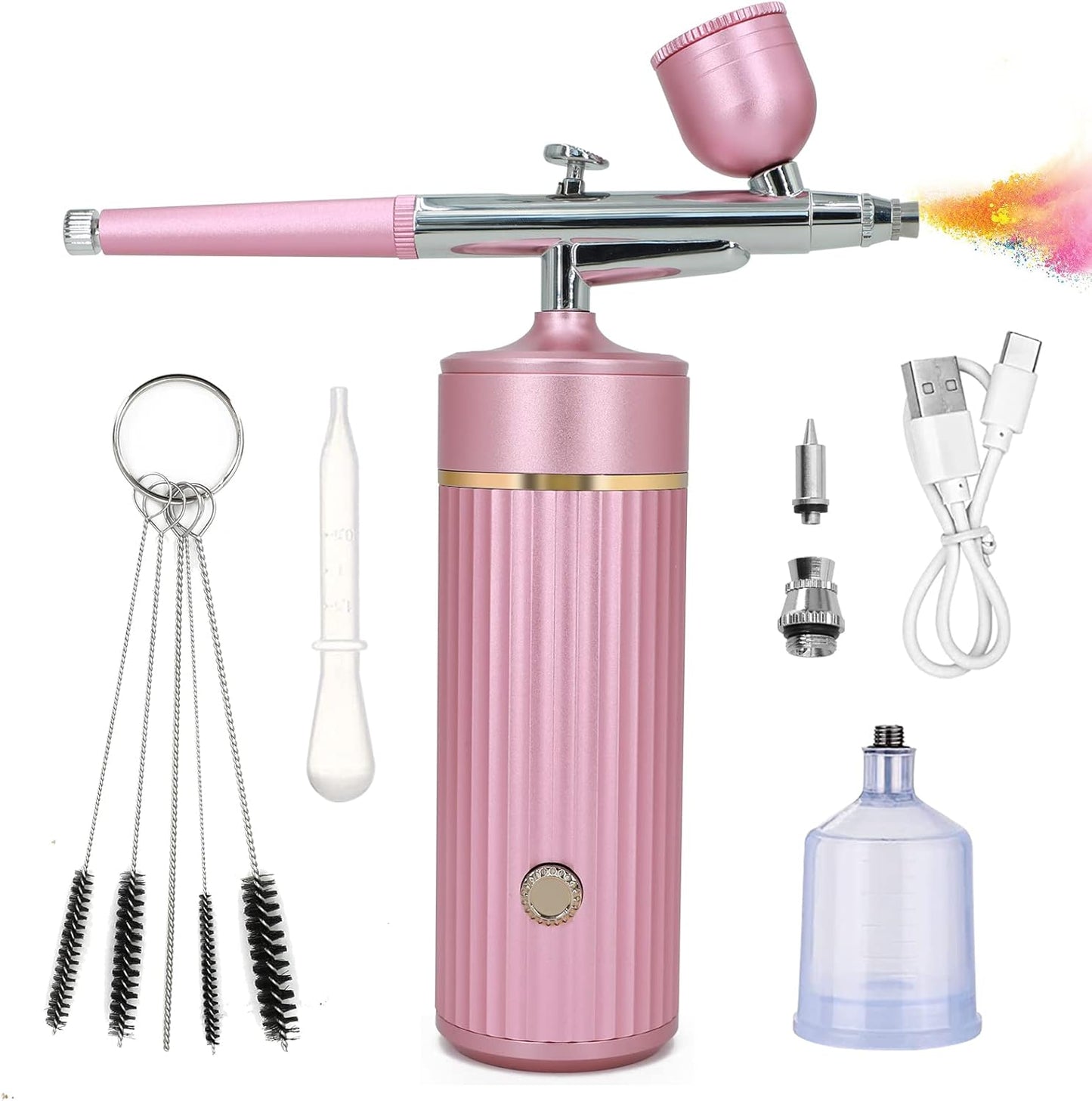 Portable Airbrush Kit: Precision Painting & More!
