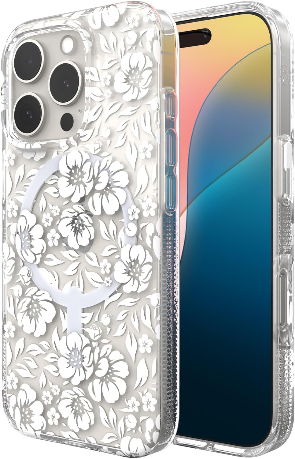 ZAGG Milan Snap Case for iPhone 16 Pro - Floral Design