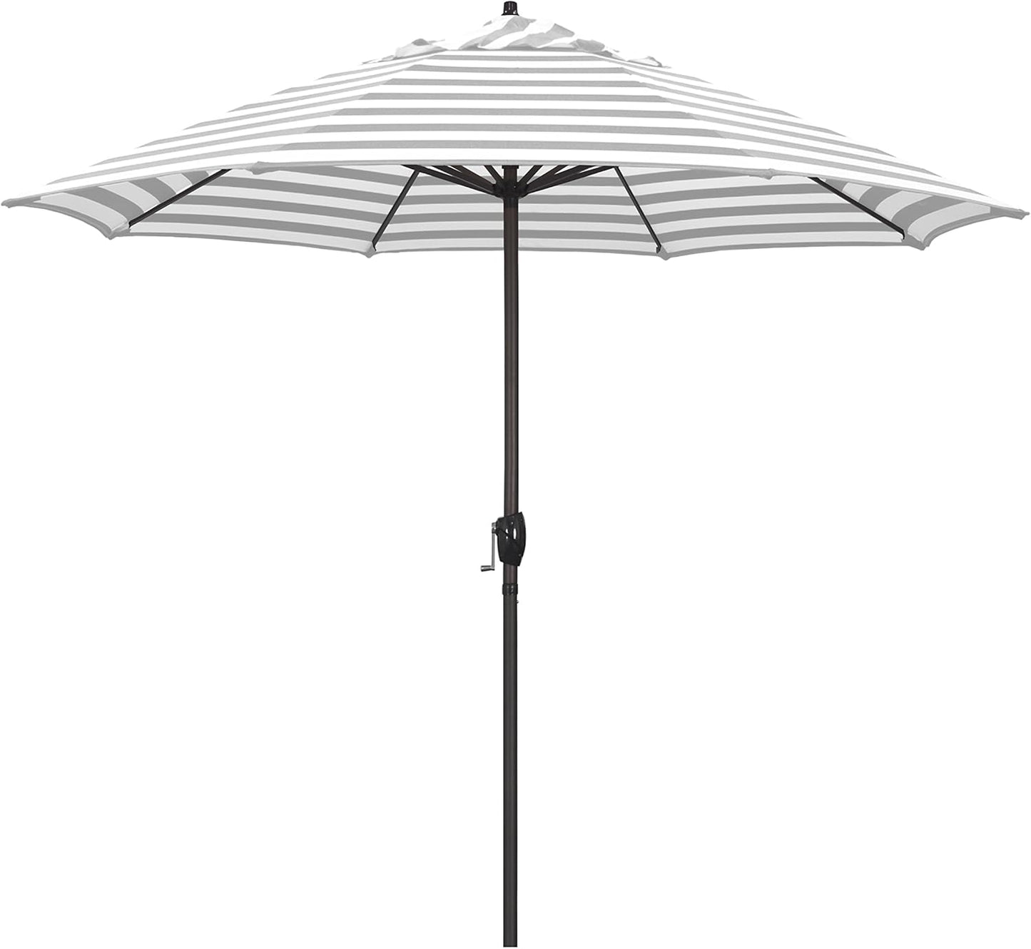 California Umbrella 9ft Round Aluminum Outdoor Umbrella for Shade