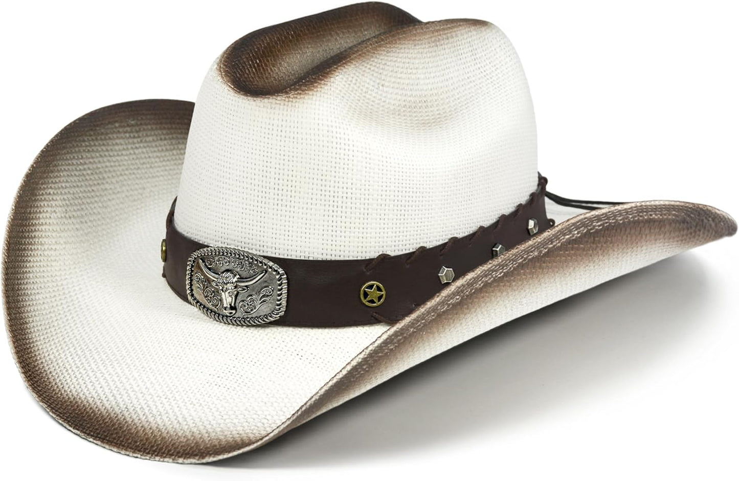 Upgrade 4.2 Inches Shapeable Wide Brim Cowboy Hat for All