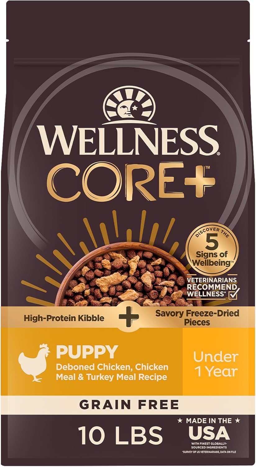 Wellness CORE+ Puppy Dry Dog Food with Freeze Dried Pieces
