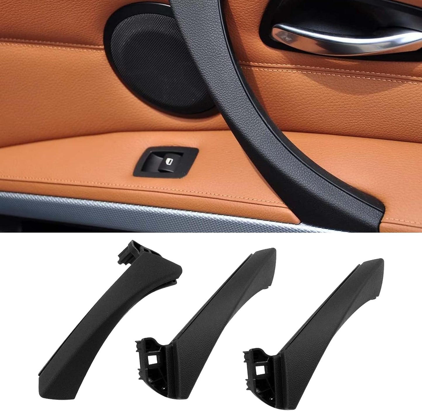 Jaronx Compatible BMW 3 Series Door Handle Replacement Set