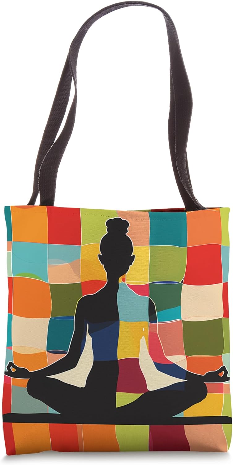 Stylish Yoga Tote: Color Block & Functional