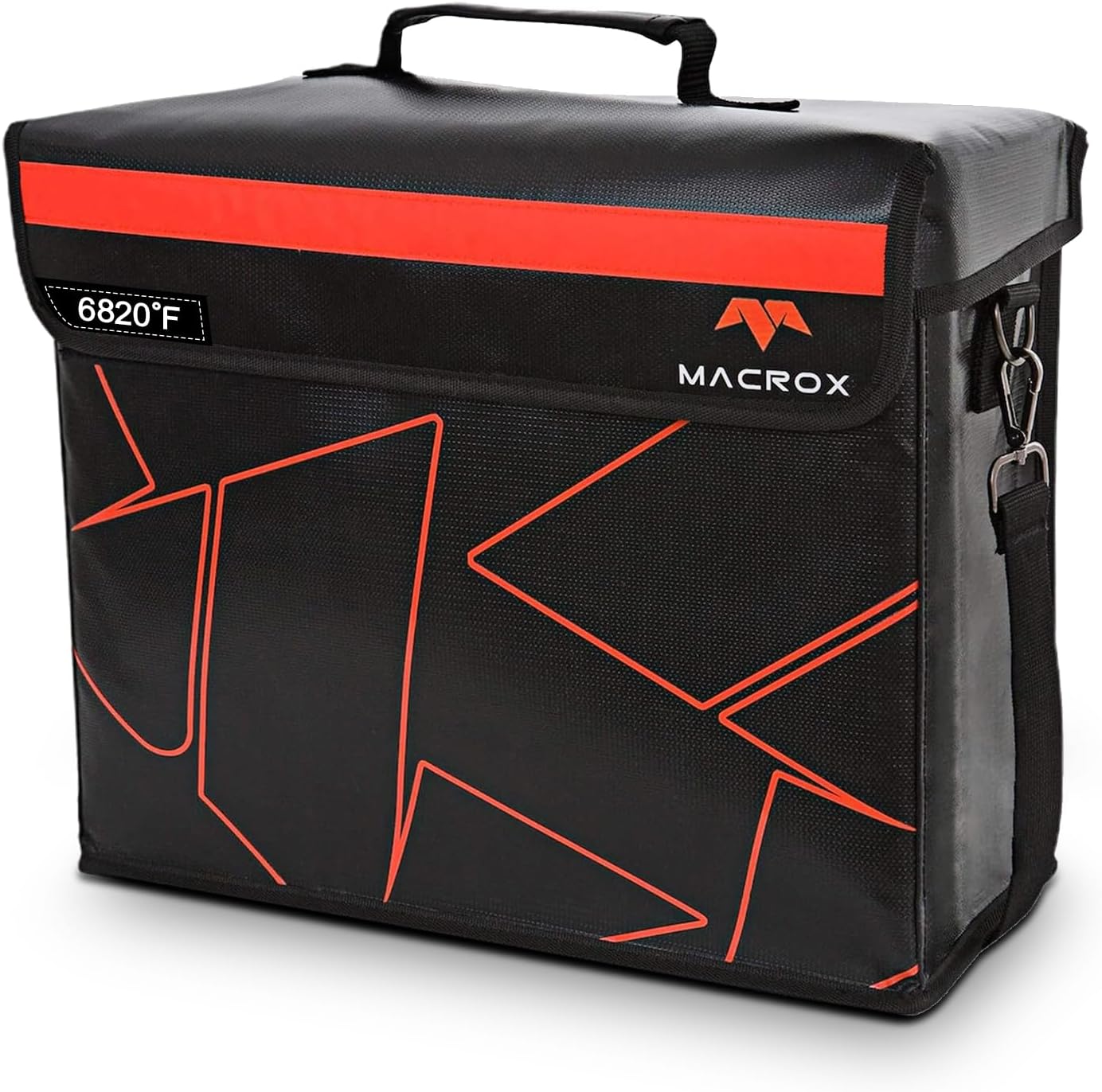Fireproof and Waterproof Document Bag with Lock for Safety