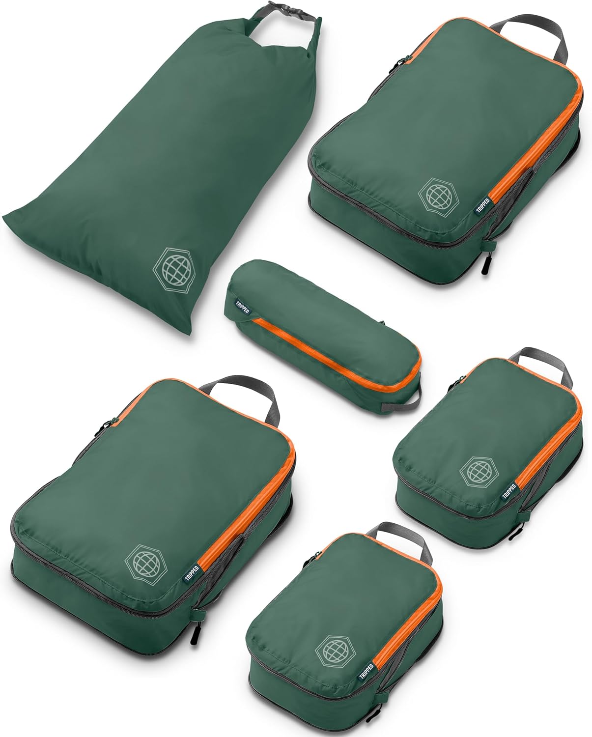 Compression Packing Cubes Set for Travel - Lightweight Organizer