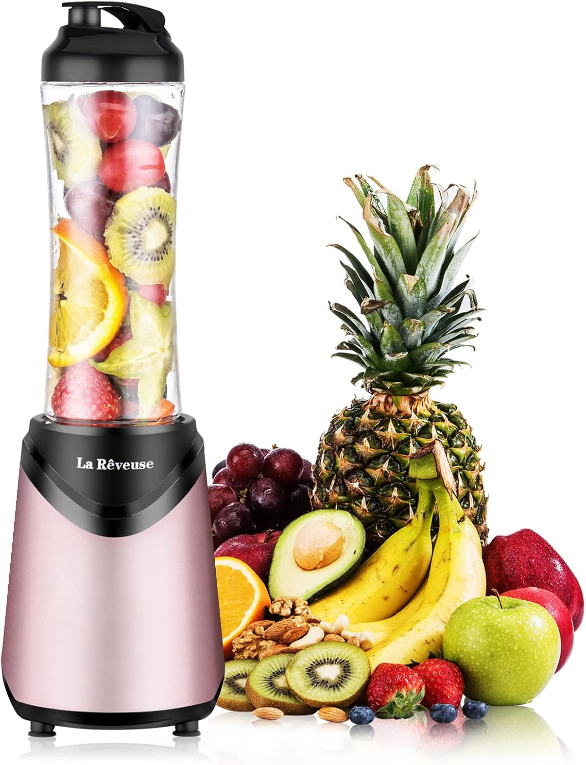 La Reveuse Smoothies Blender Personal Size for Healthy Drinks