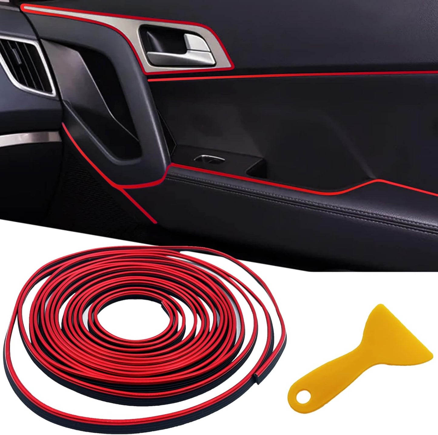 33ft Car Electroplating Trim Strips + Tool - OSIFIT