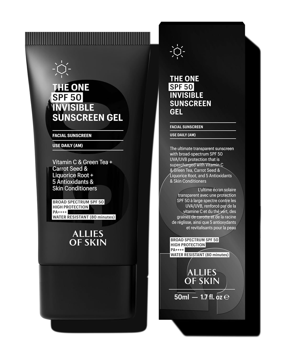 Allies of Skin Daily Face Sunscreen SPF 50 for All Skin Types