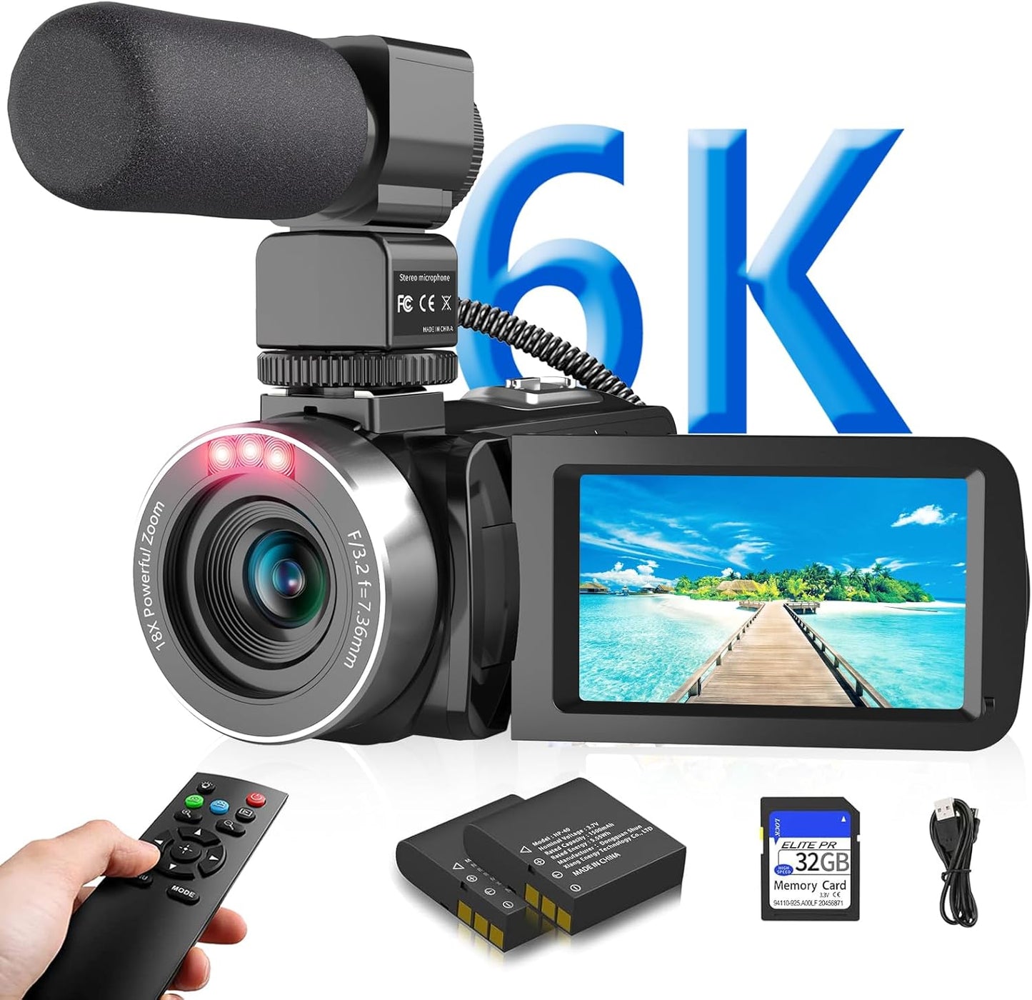Capture Clear 6K Videos Anytime with VETEK 64MP Night Vision Camera