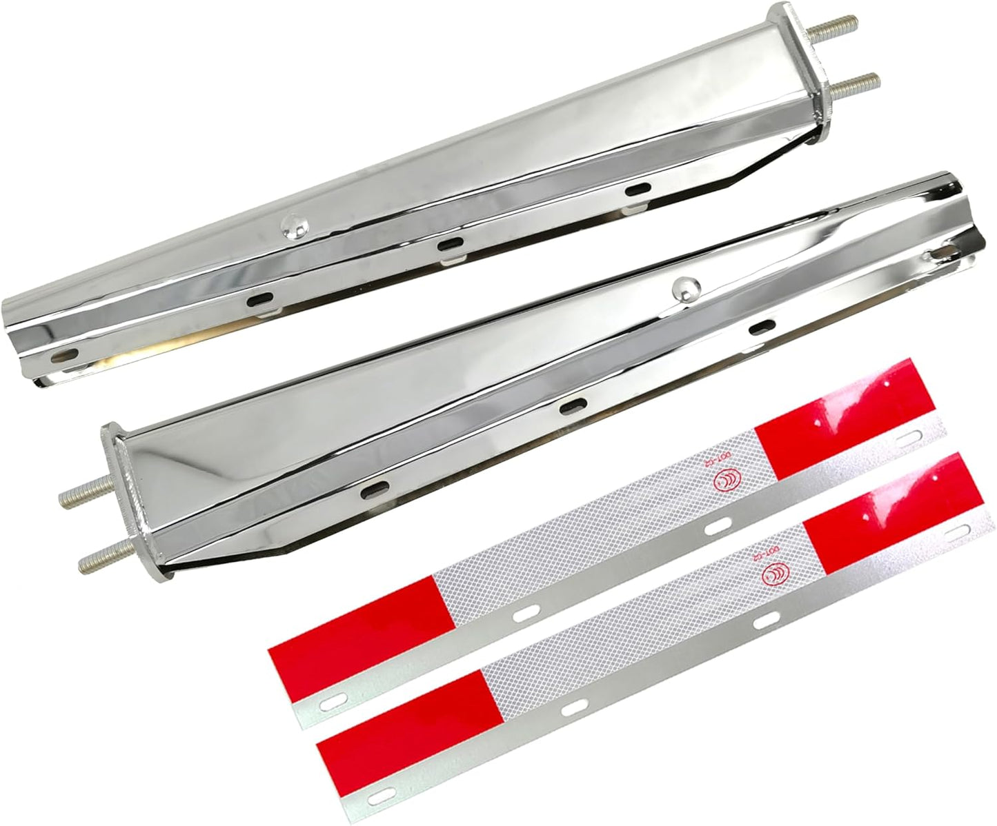 Stainless Steel Straight Spring Loaded Mud Flap Hanger Set 30