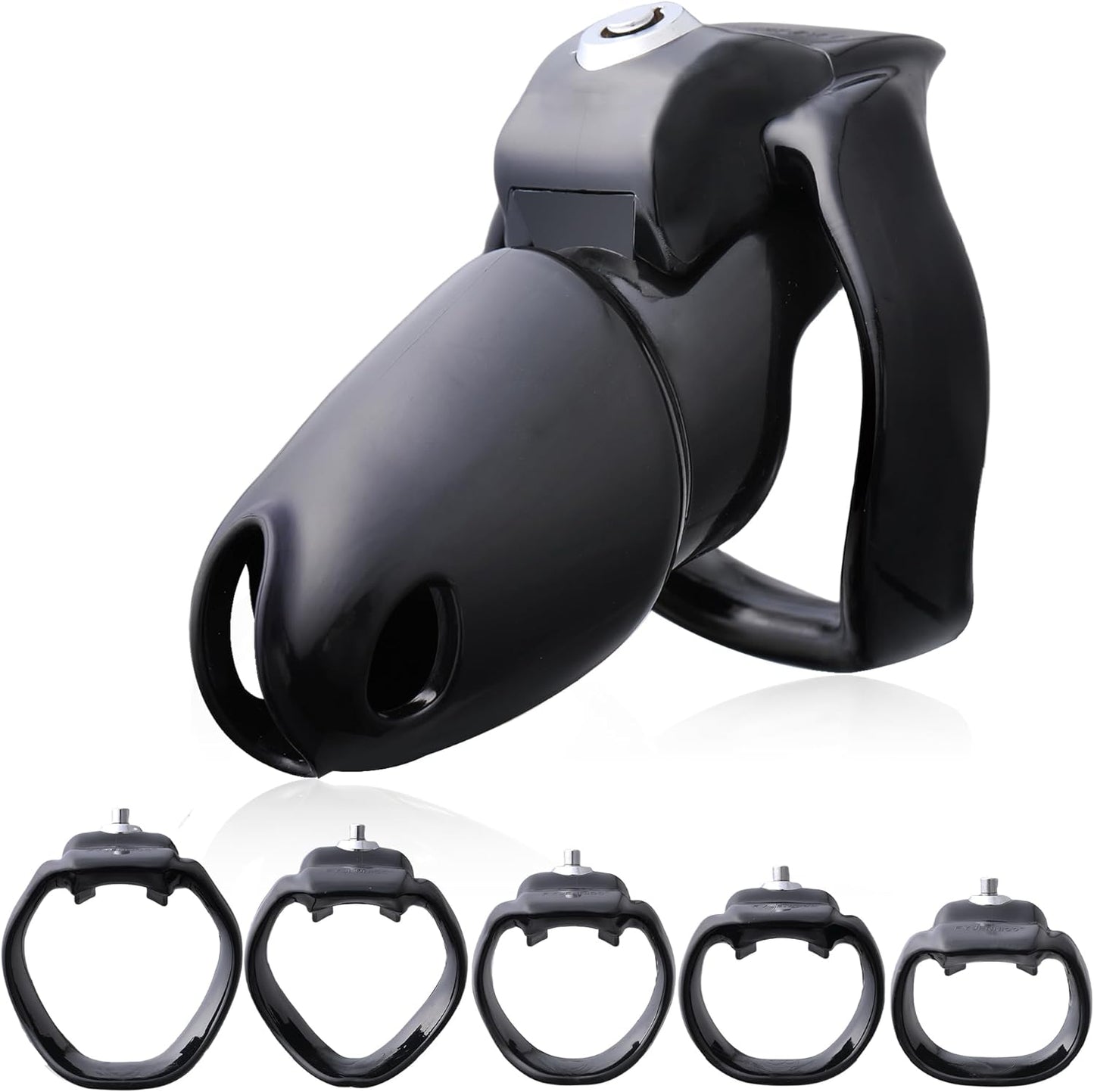 HT-V5 Male Chastity Cage - Lightweight Resin Bondage Gear