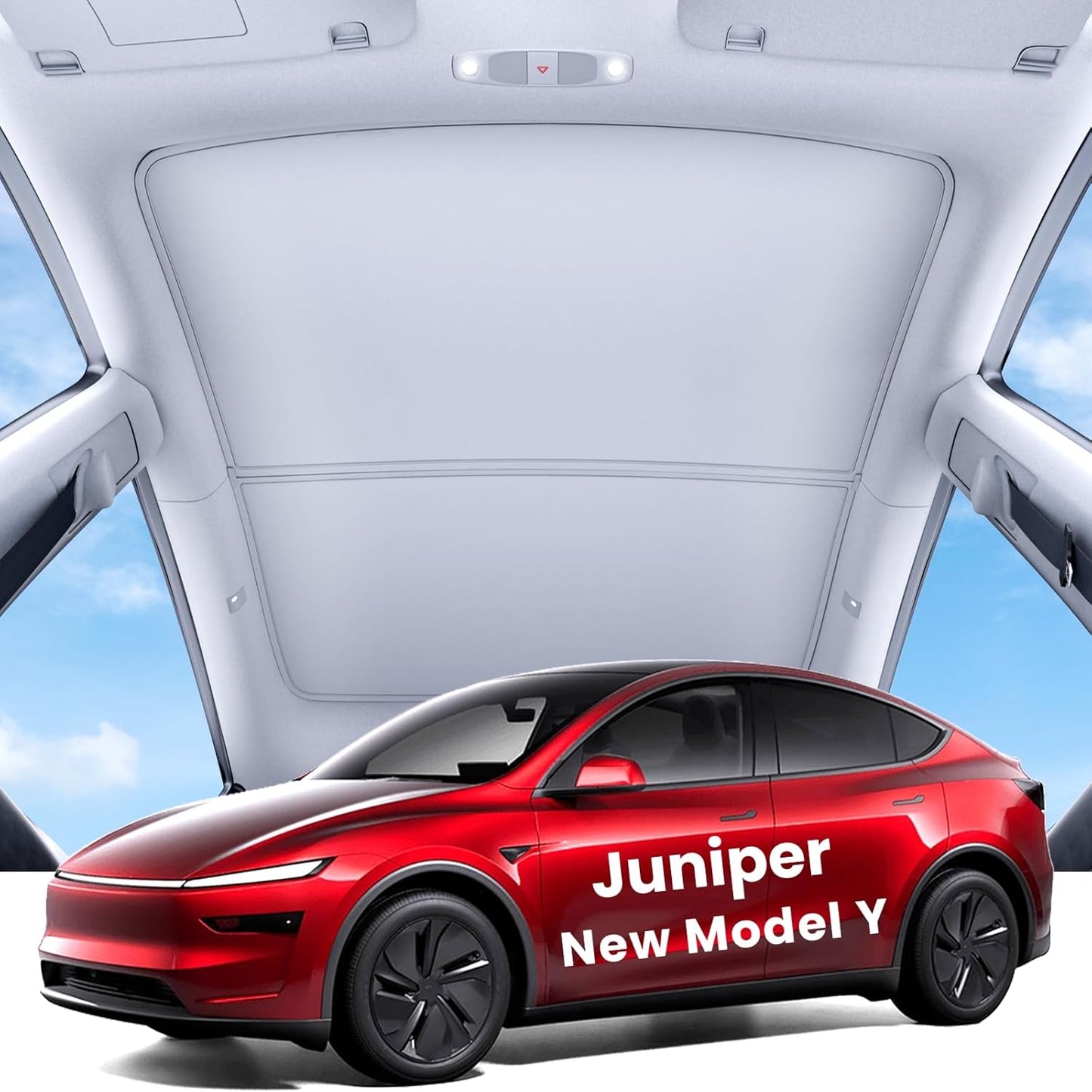 REEVAA Tesla Model Y Juniper Sunshade Roof for Ultimate Comfort