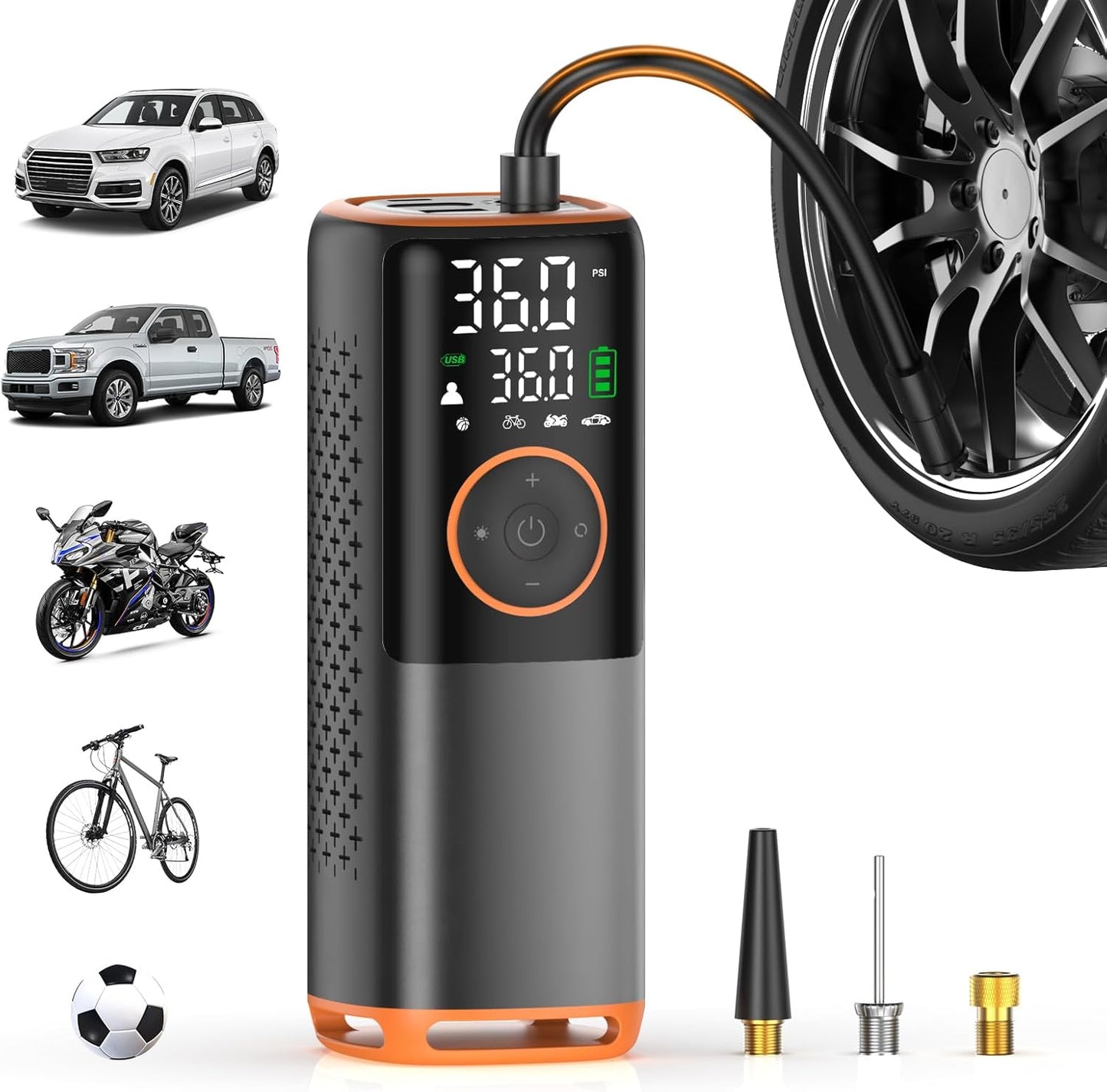 ZSX Portable Tire Inflator - Inflate Anything Anywhere