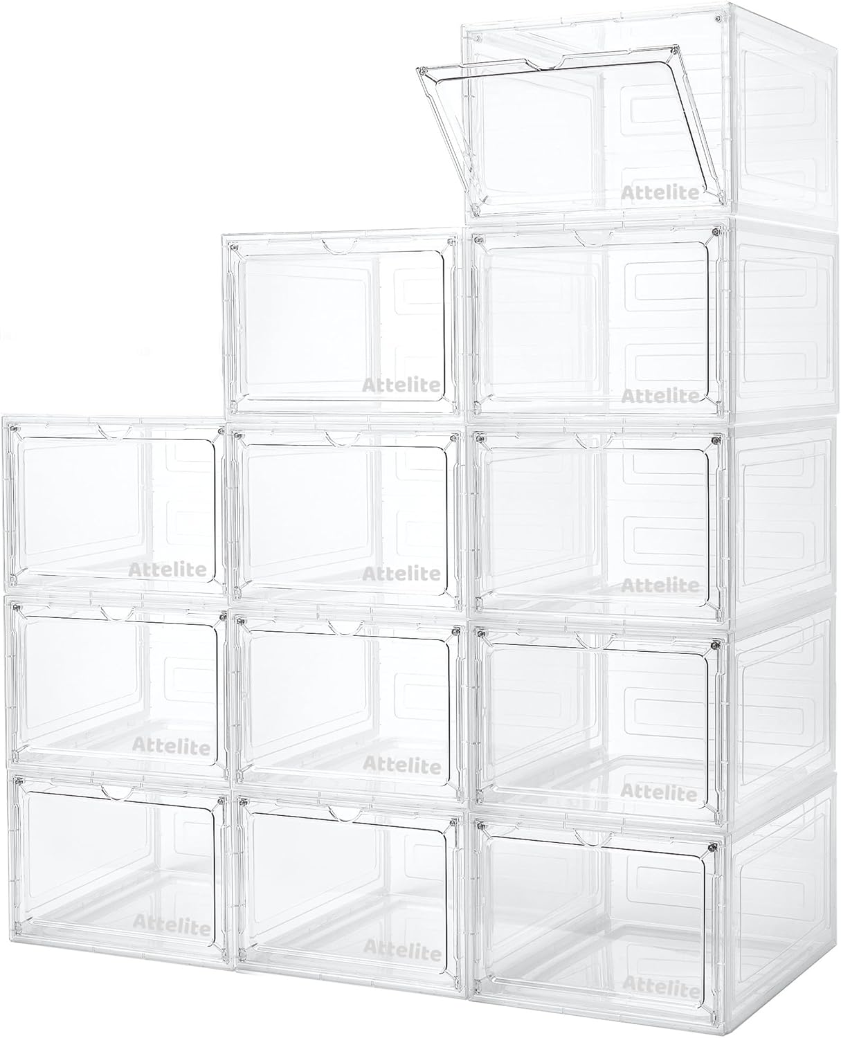 Upgrade Your Storage with Attelite X-Large Shoe Box Containers
