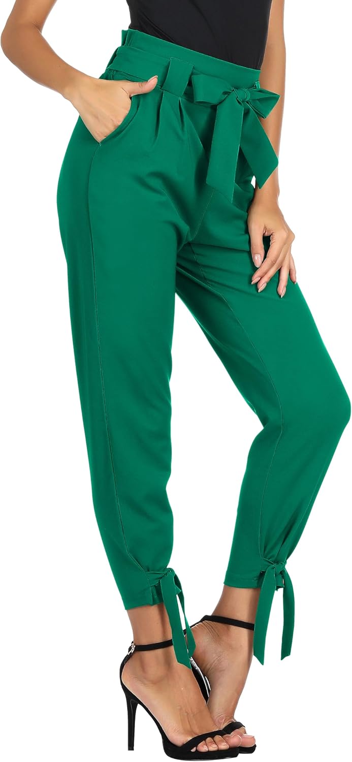 GRACE KARIN Womens Casual High Waist Pencil Pants with Pockets