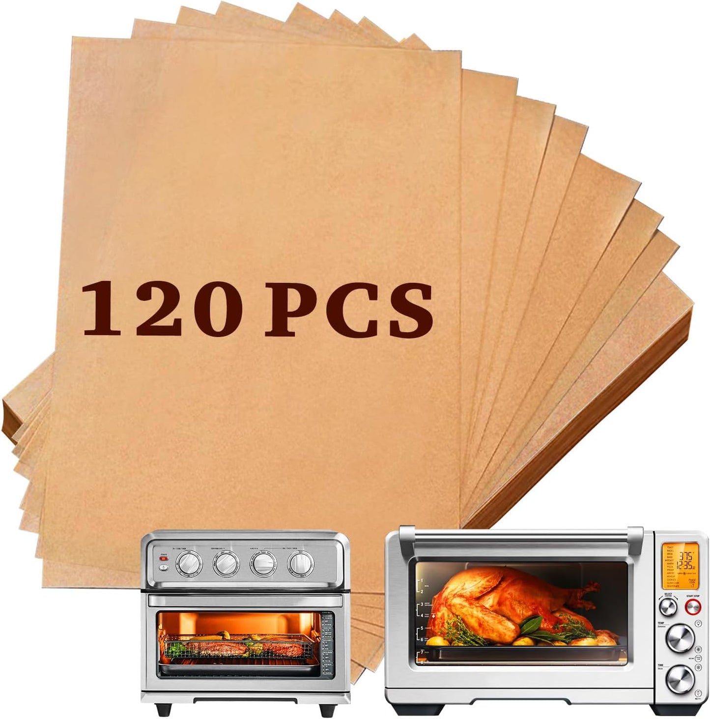 120pcs Breville Air Fryer Pro Liner Paper - Easy Clean!