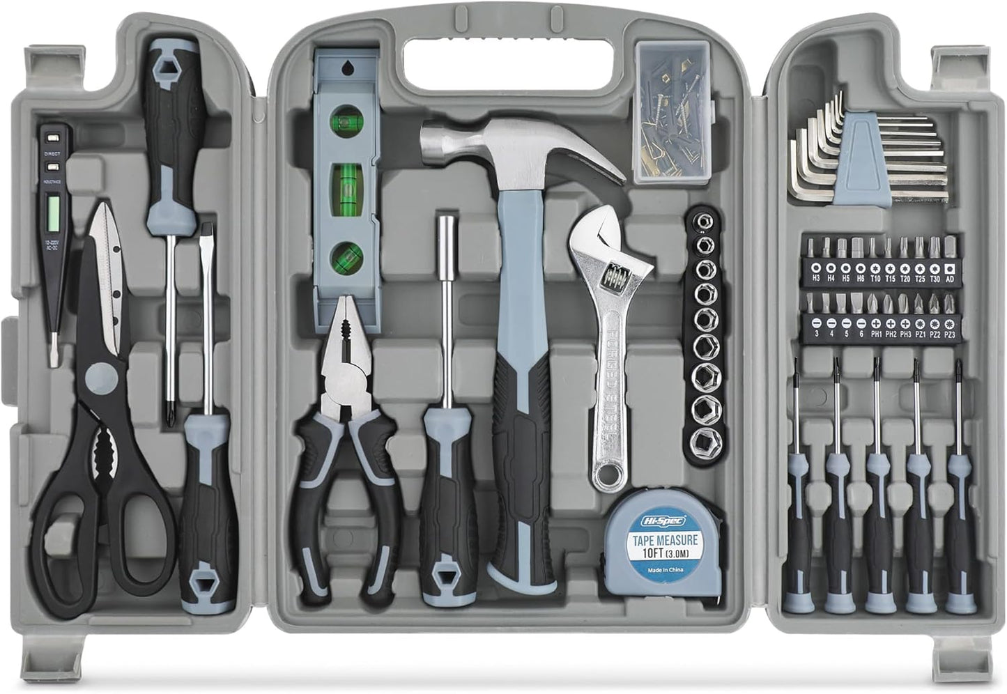 Hi-Spec 54pc General Household Tool Set for DIY Repairs